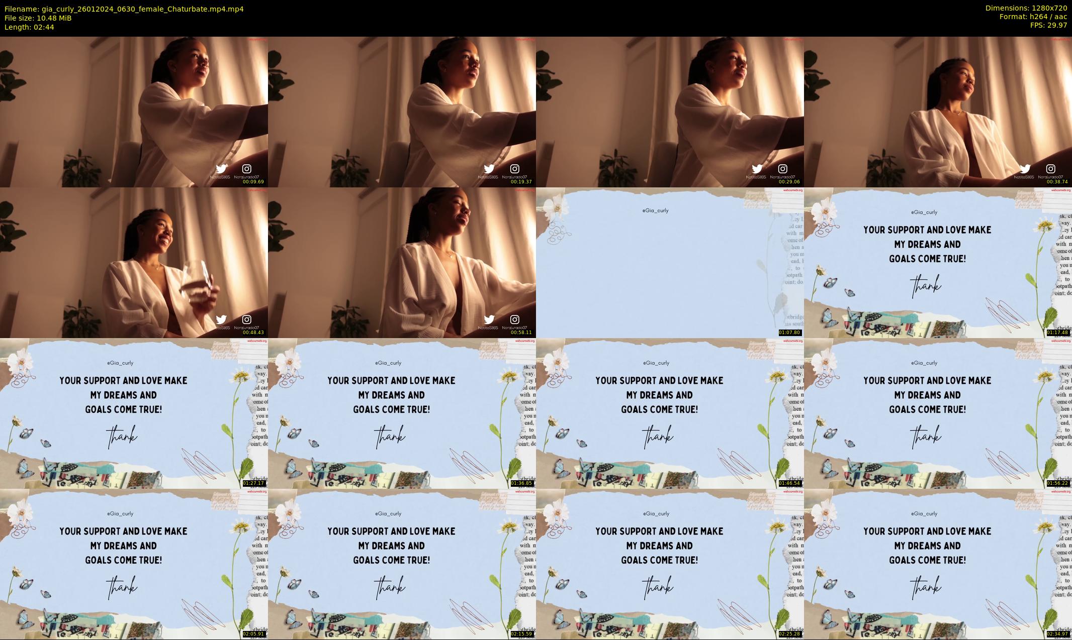 gia_curly — 3 minute Chaturbate female cam show recording, 720p, Jan 26, 2024