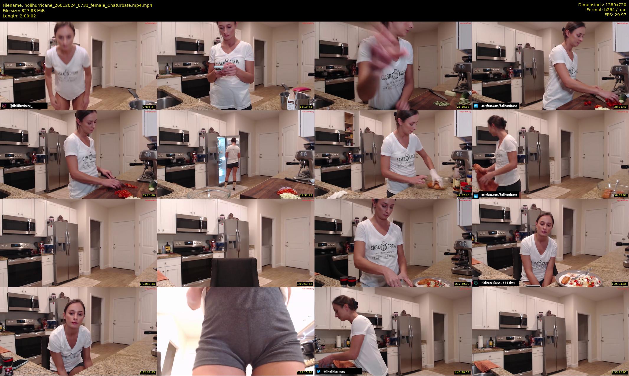 holihurricane — 121 minute Chaturbate female cam show recording, 720p, Jan 26, 2024