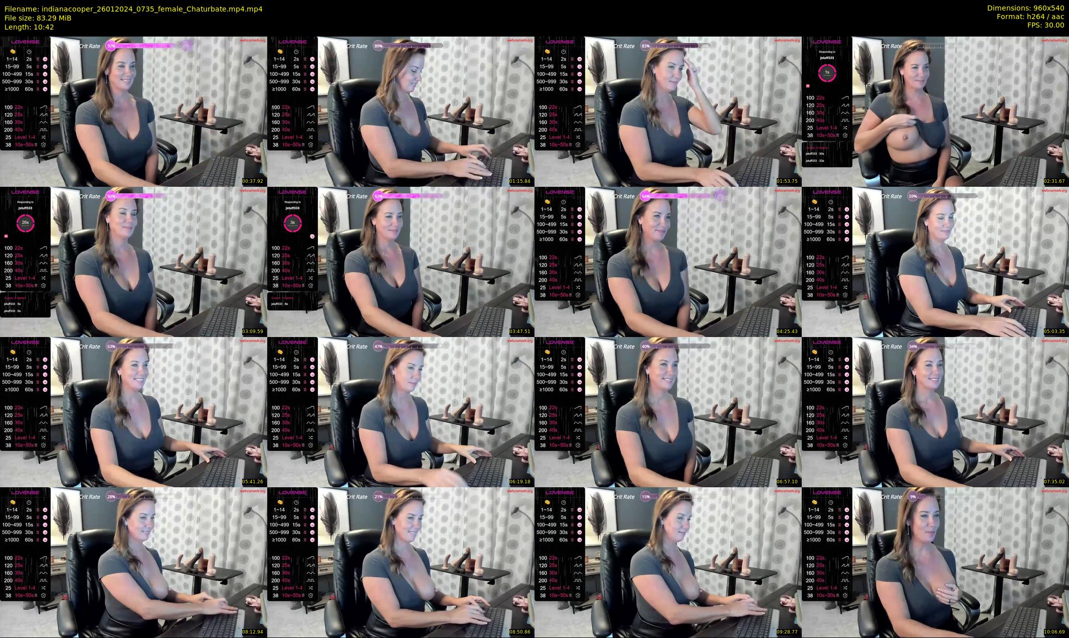 indianacooper — 11 minute Chaturbate female cam show recording, 480p, Jan 26, 2024