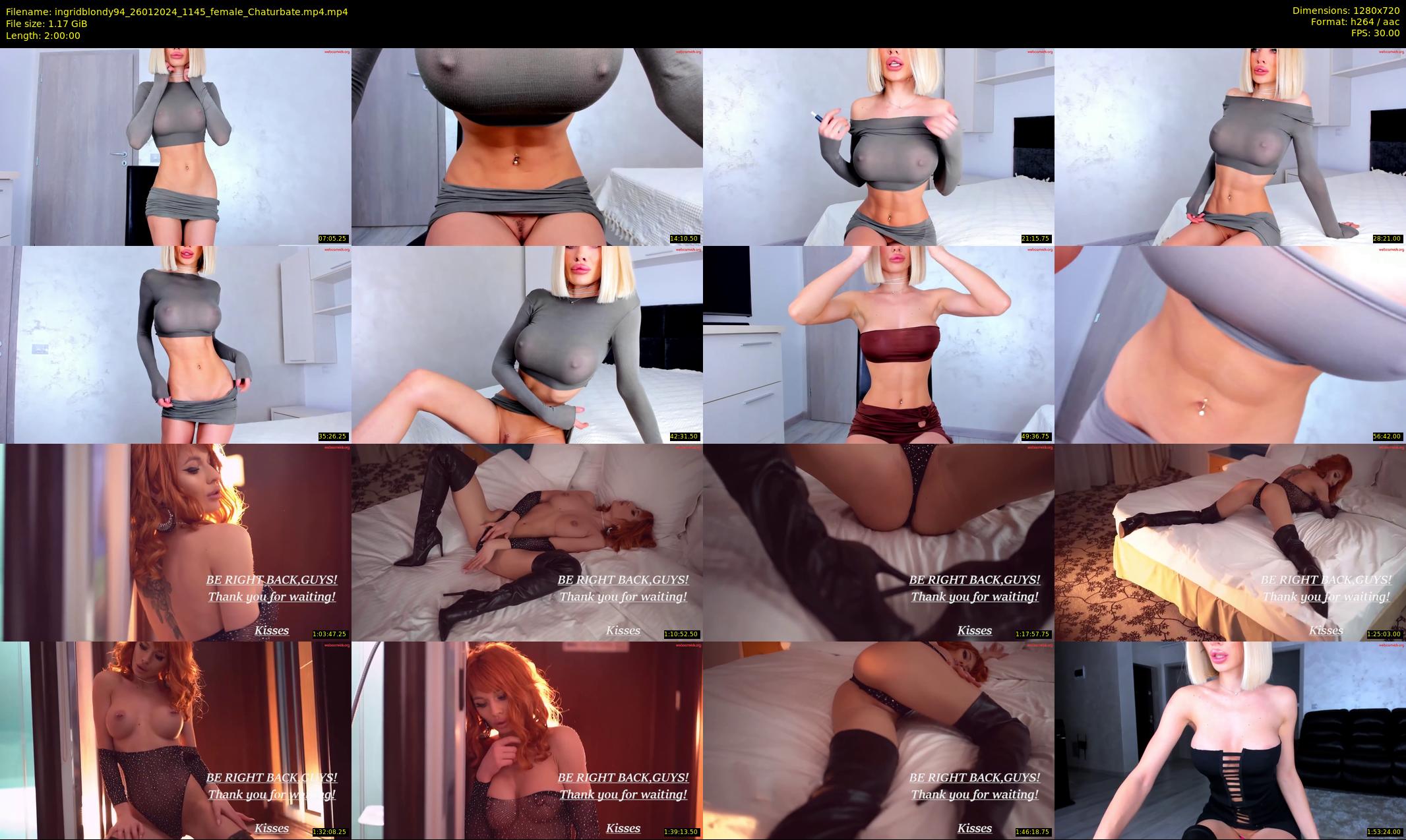 ingridblondy94 — 120 minute Chaturbate female cam show recording, 720p, Jan 26, 2024