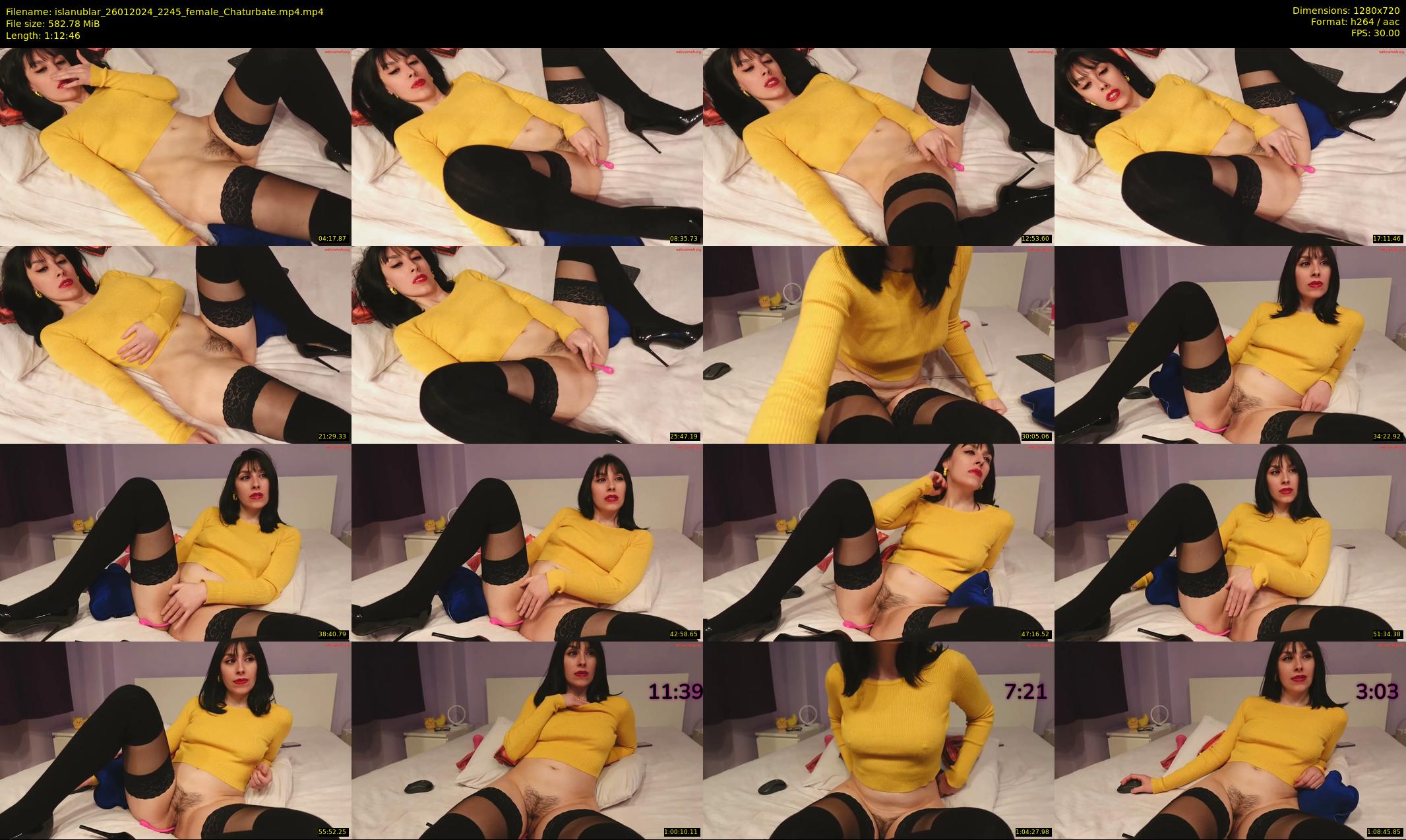 islanublar — 73 minute Chaturbate female cam show recording, 720p, Jan 26, 2024