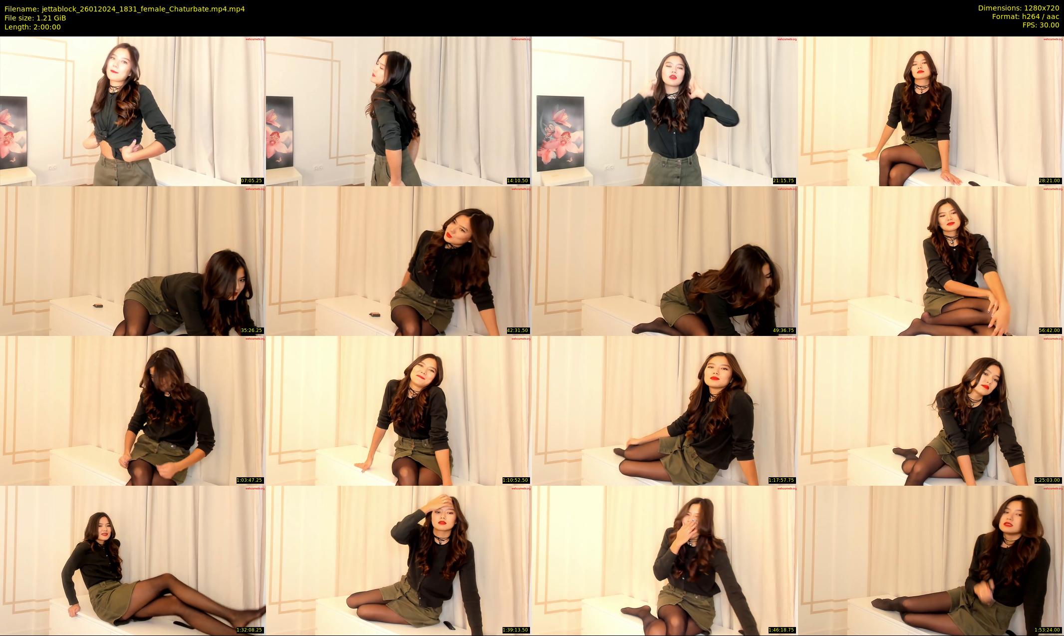 jettablock — 120 minute Chaturbate female cam show recording, 720p, Jan 26, 2024
