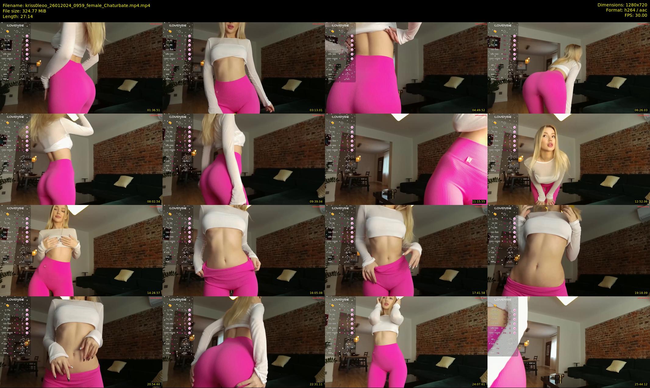 kriss0leoo — 28 minute Chaturbate couple cam show recording, 720p, Jan 26, 2024