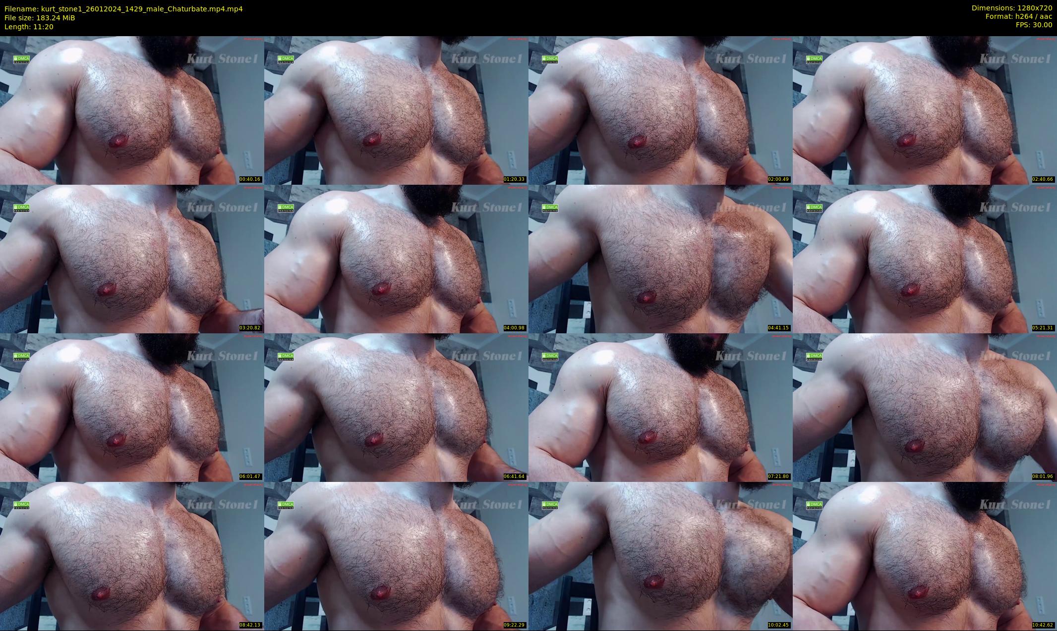 kurt_stone1 — 12 minute Chaturbate male cam show recording, 720p, Jan 26, 2024