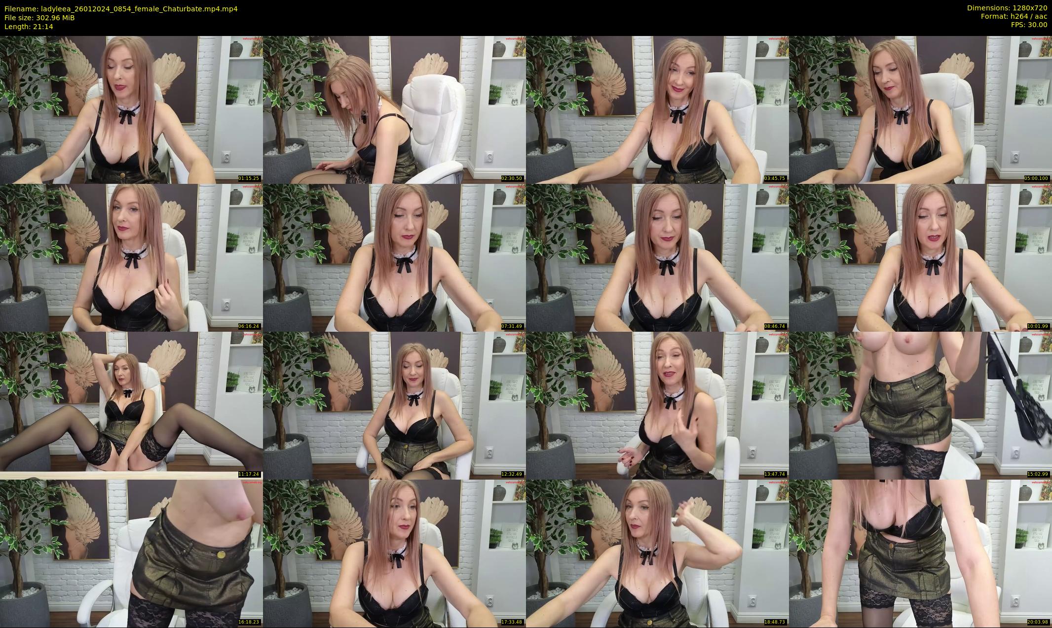 ladyleea — 22 minute Chaturbate female cam show recording, 720p, Jan 26, 2024