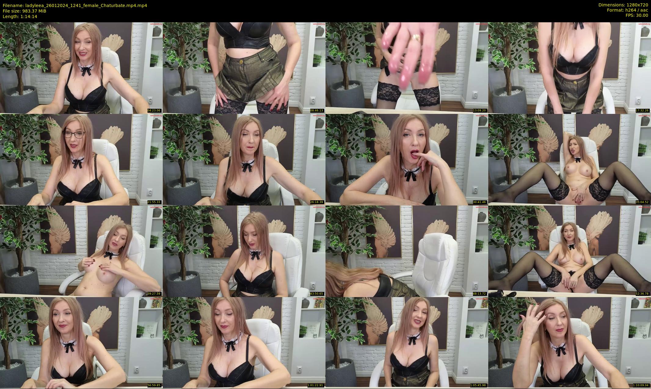 ladyleea — 75 minute Chaturbate female cam show recording, 720p, Jan 26, 2024