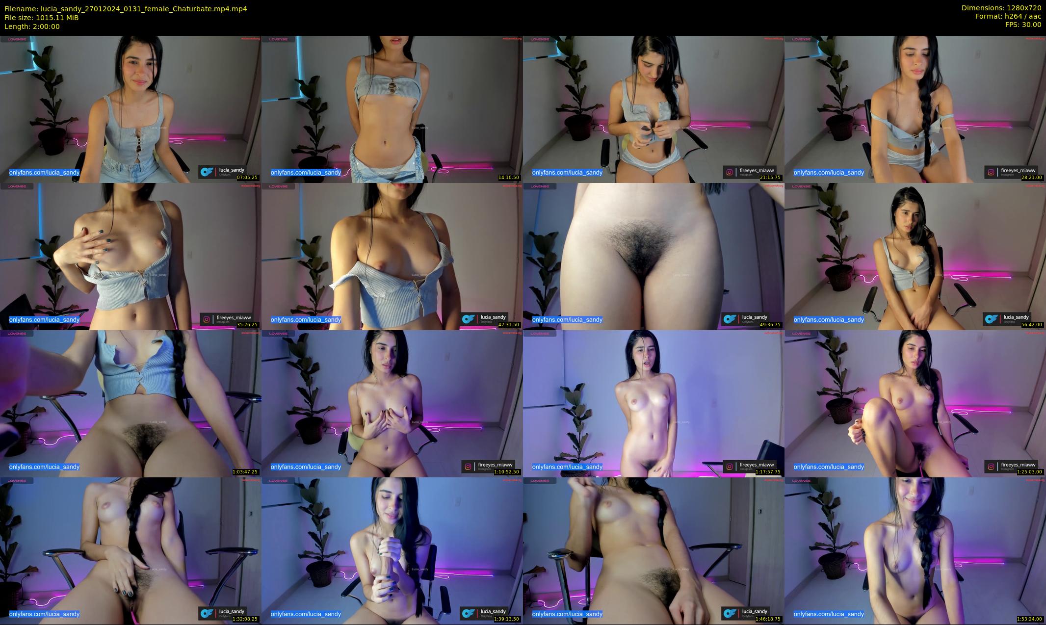 lucia_sandy — 120 minute Chaturbate female cam show recording, 720p, Jan 27, 2024