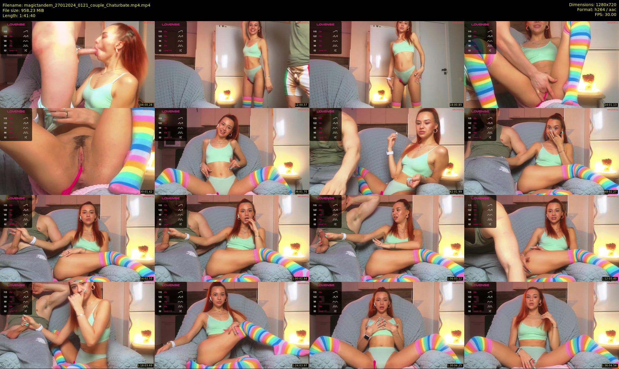 magictandem — 102 minute Chaturbate couple cam show recording, 720p, Jan 27, 2024