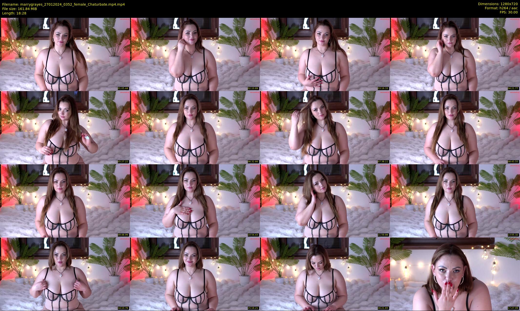 marrygrayes — 19 minute Chaturbate female cam show recording, 720p, Jan 27, 2024