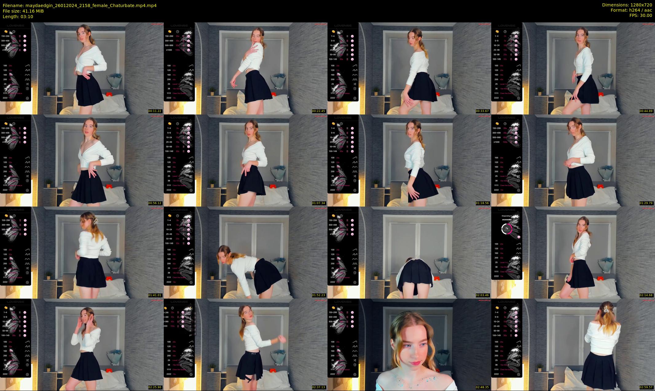 maydaedgin — 4 minute Chaturbate female cam show recording, 720p, Jan 26, 2024