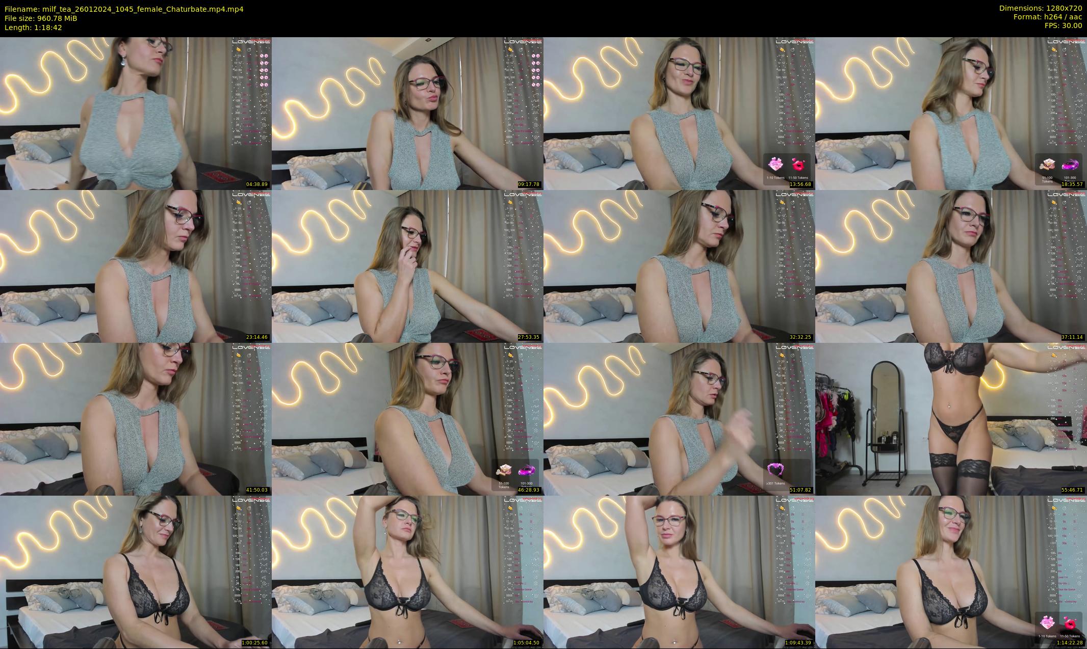 milf_tea — 79 minute Chaturbate female cam show recording, 720p, Jan 26, 2024