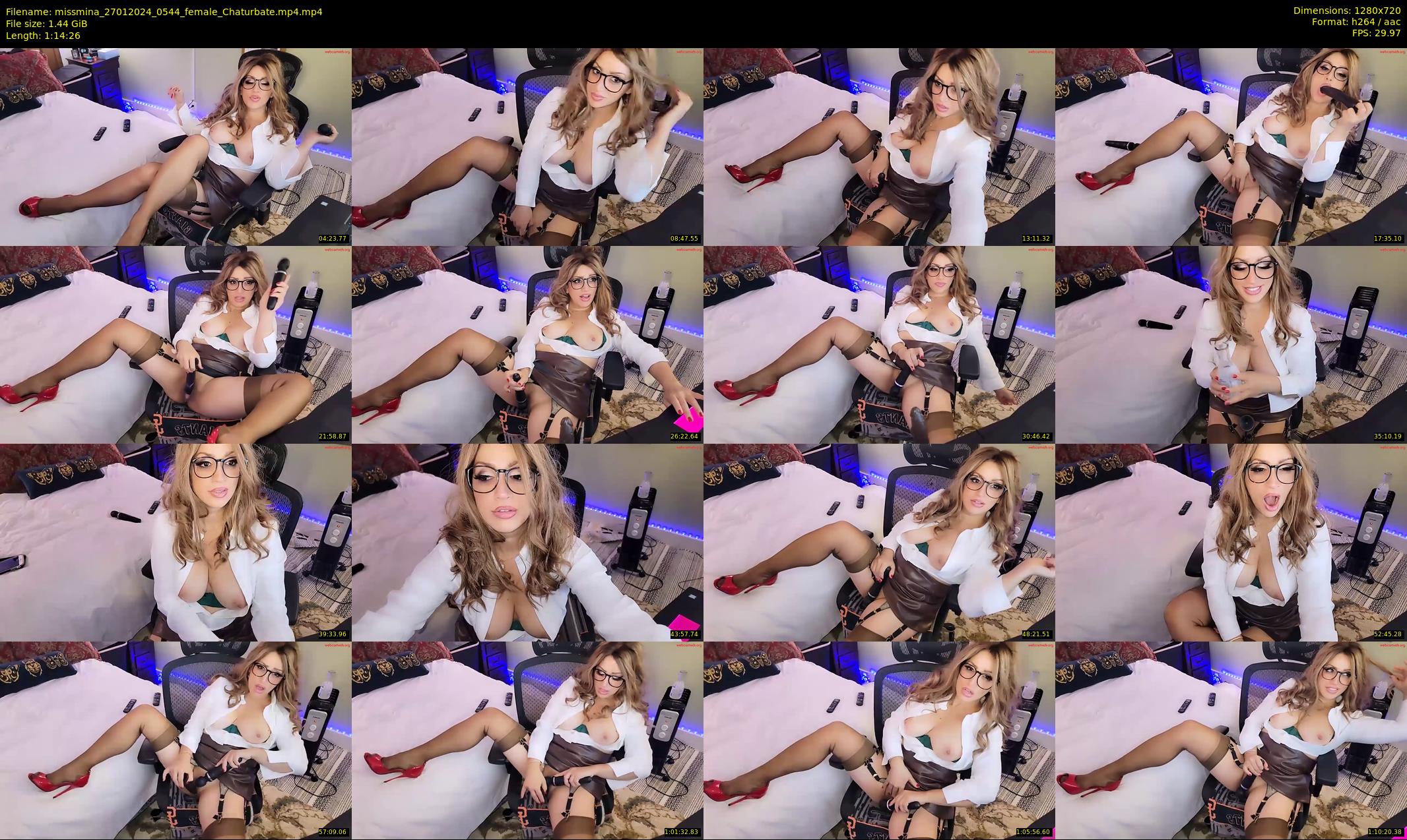 missmina — 75 minute Chaturbate female cam show recording, 720p, Jan 27, 2024