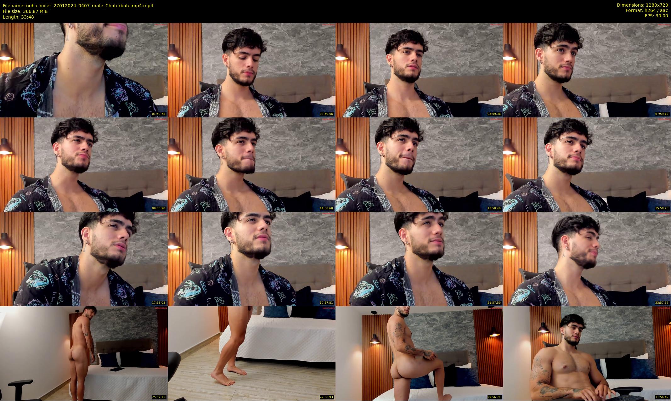 noha_miler — 34 minute Chaturbate male cam show recording, 720p, Jan 27, 2024