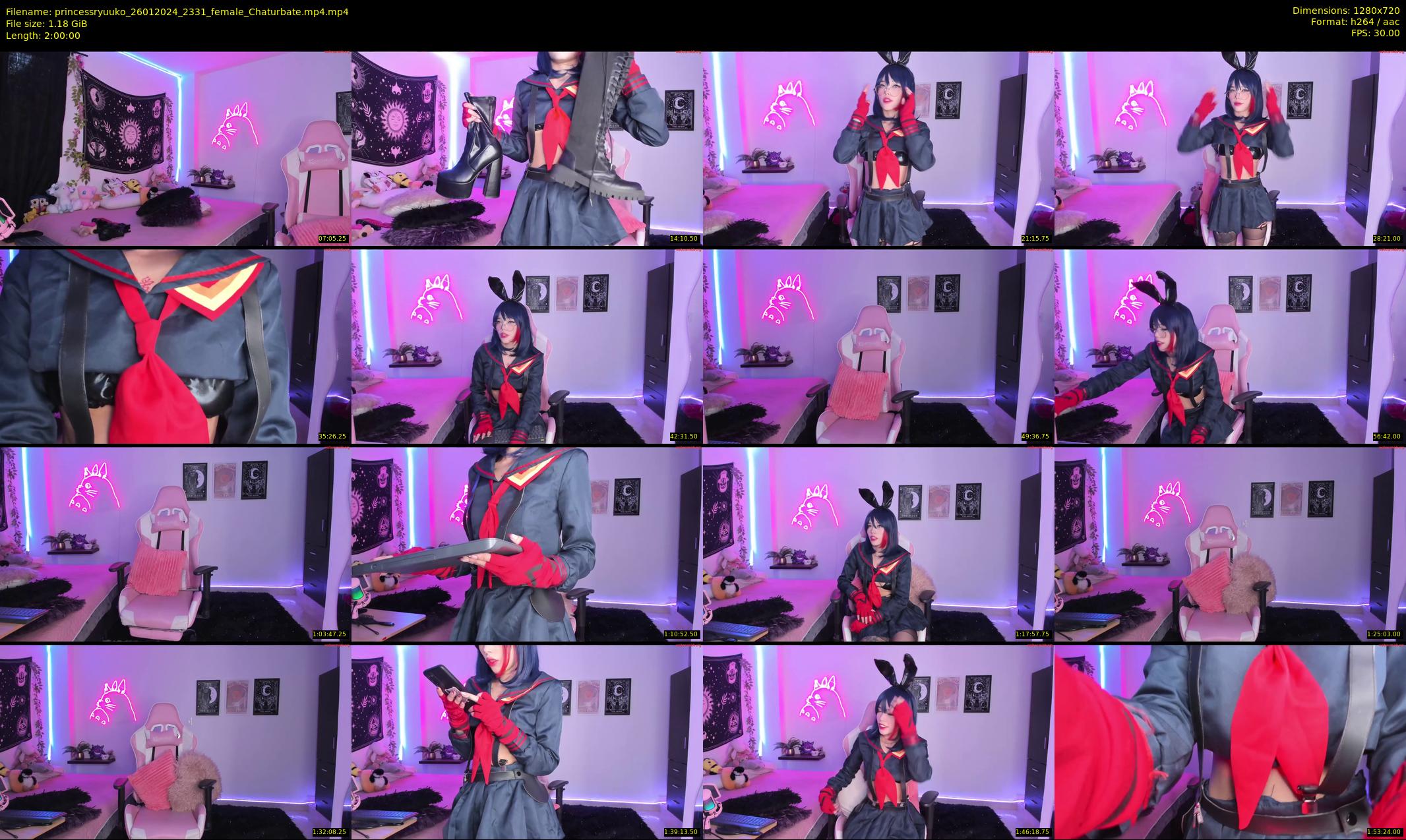 princessryuuko — 120 minute Chaturbate female cam show recording, 720p, Jan 26, 2024