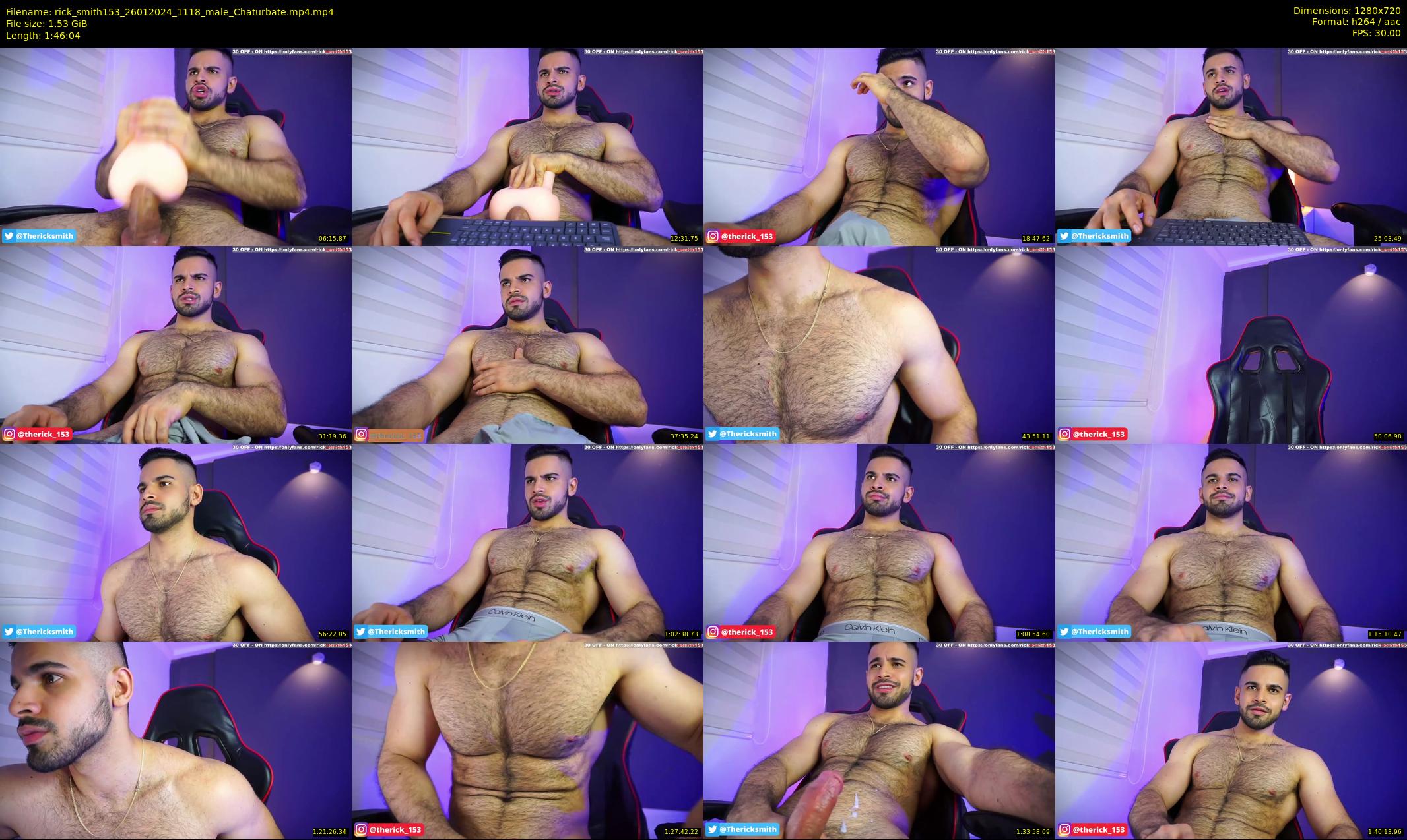 rick_smith153 — 107 minute Chaturbate male cam show recording, 720p, Jan 26, 2024
