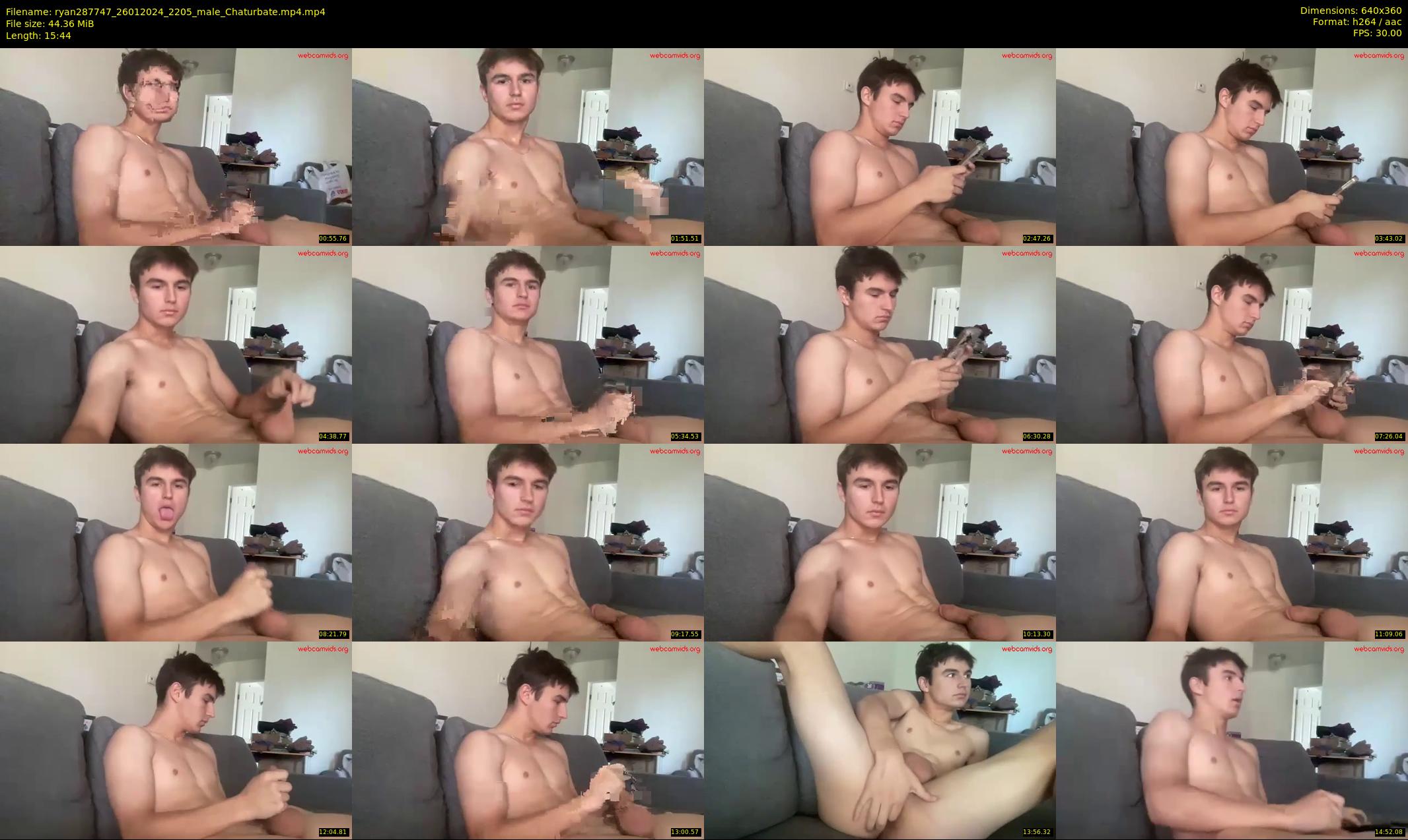 ryan287747 — 16 minute Chaturbate male cam show recording, 360p, Jan 26, 2024