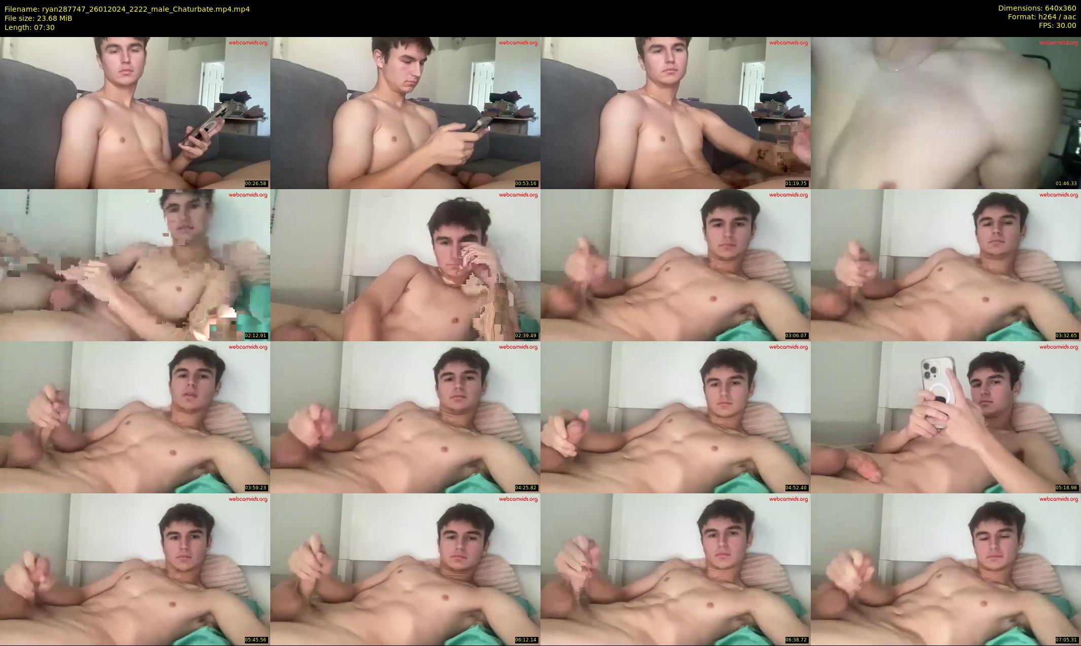 ryan287747 — 8 minute Chaturbate male cam show recording, 360p, Jan 26, 2024