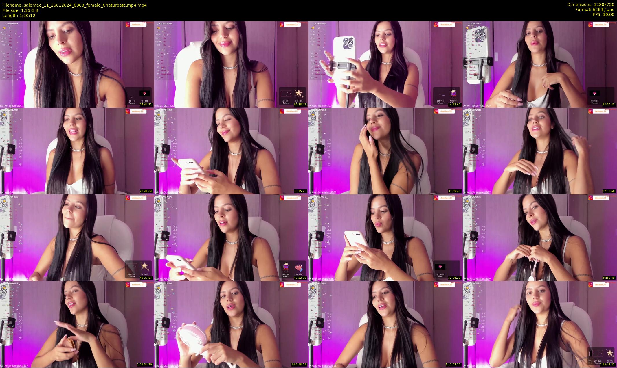 salomee_11 — 81 minute Chaturbate female cam show recording, 720p, Jan 26, 2024