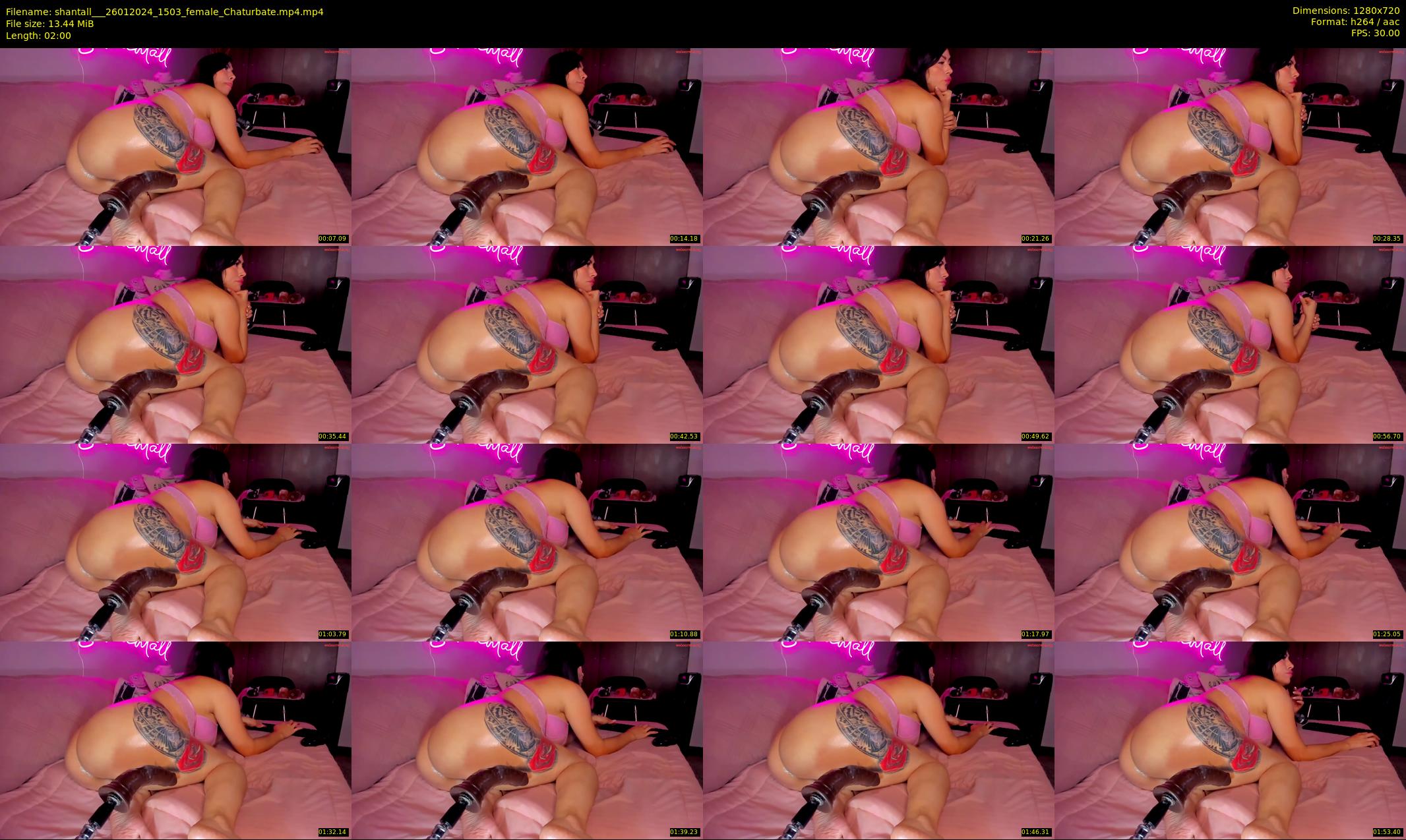 shantall__ — 2 minute Chaturbate female cam show recording, 720p, Jan 26, 2024