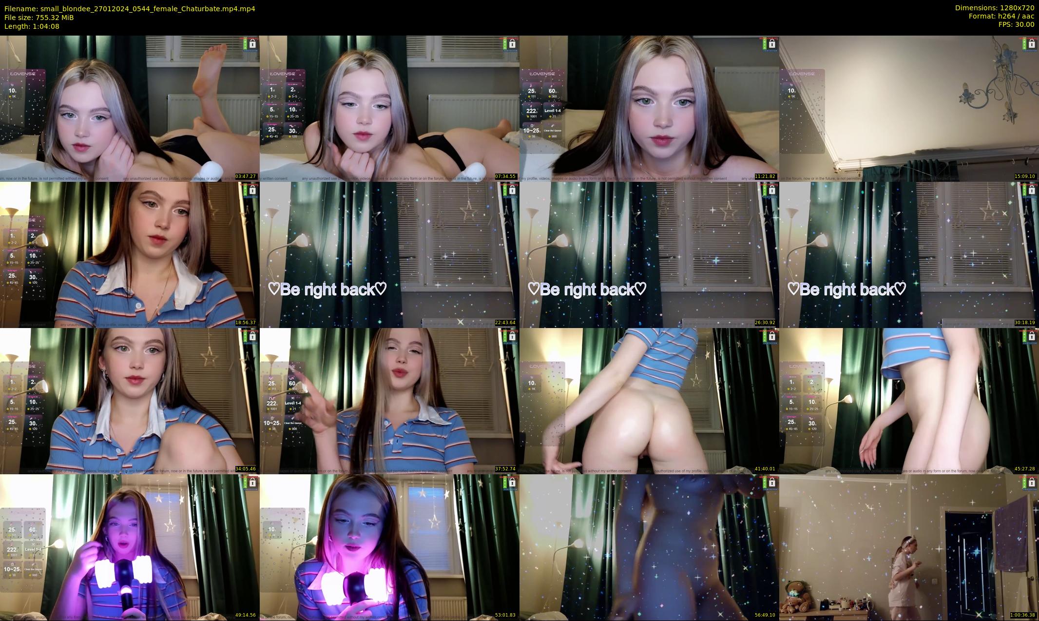 small_blondee — 65 minute Chaturbate female cam show recording, 720p, Jan 27, 2024