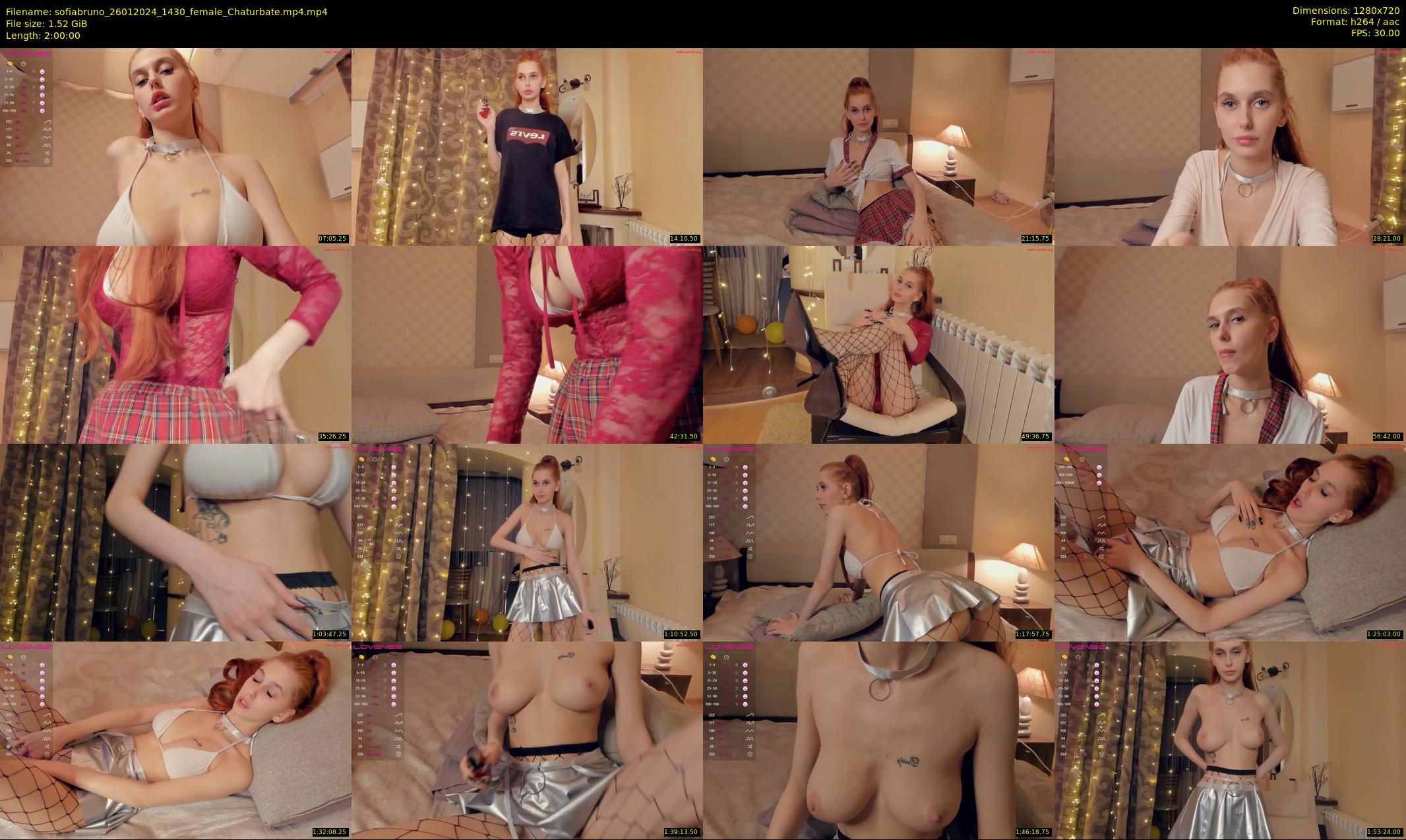 sofiabruno — 120 minute Chaturbate female cam show recording, 720p, Jan 26, 2024