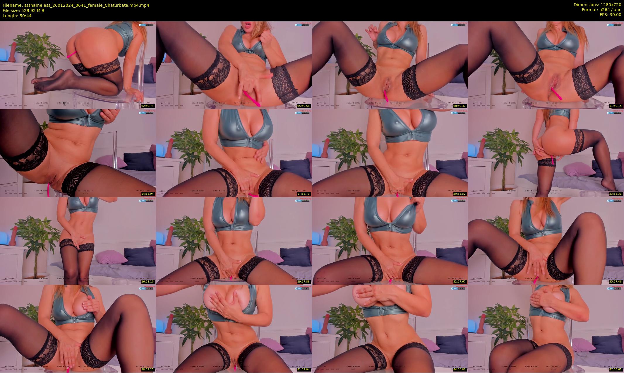 ssshameless — 51 minute Chaturbate female cam show recording, 720p, Jan 26, 2024