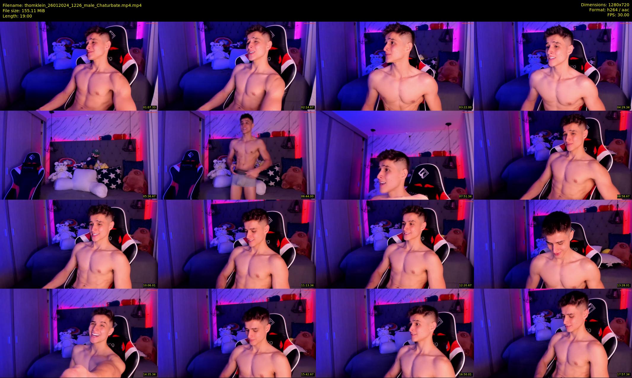 thomklein — 19 minute Chaturbate male cam show recording, 720p, Jan 26, 2024