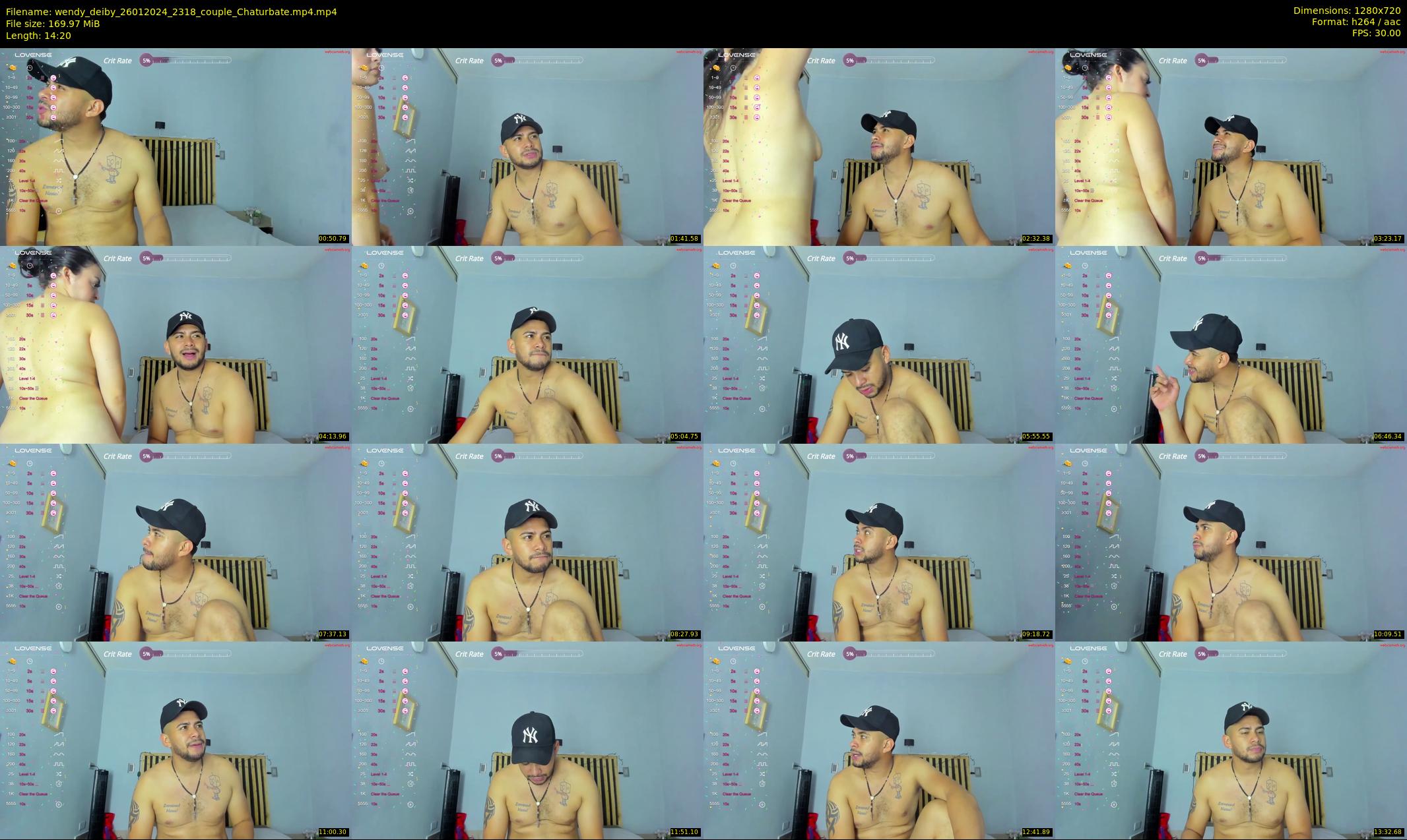 wendy_deiby — 15 minute Chaturbate couple cam show recording, 720p, Jan 26, 2024
