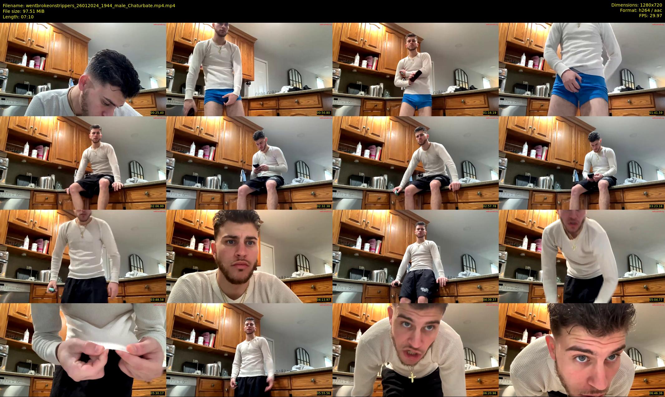 wentbrokeonstrippers — 8 minute Chaturbate male cam show recording, 720p, Jan 26, 2024
