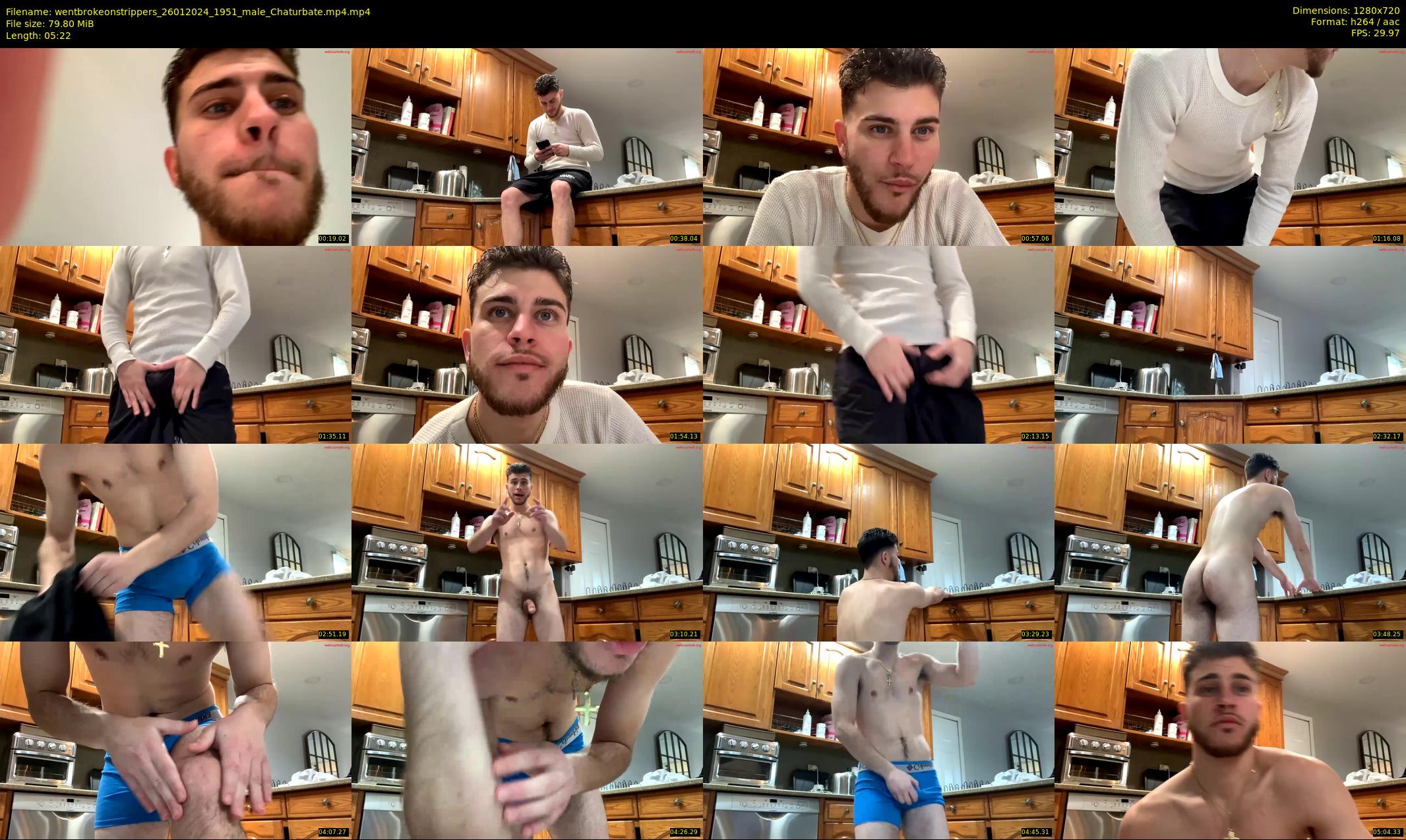 wentbrokeonstrippers — 6 minute Chaturbate male cam show recording, 720p, Jan 26, 2024