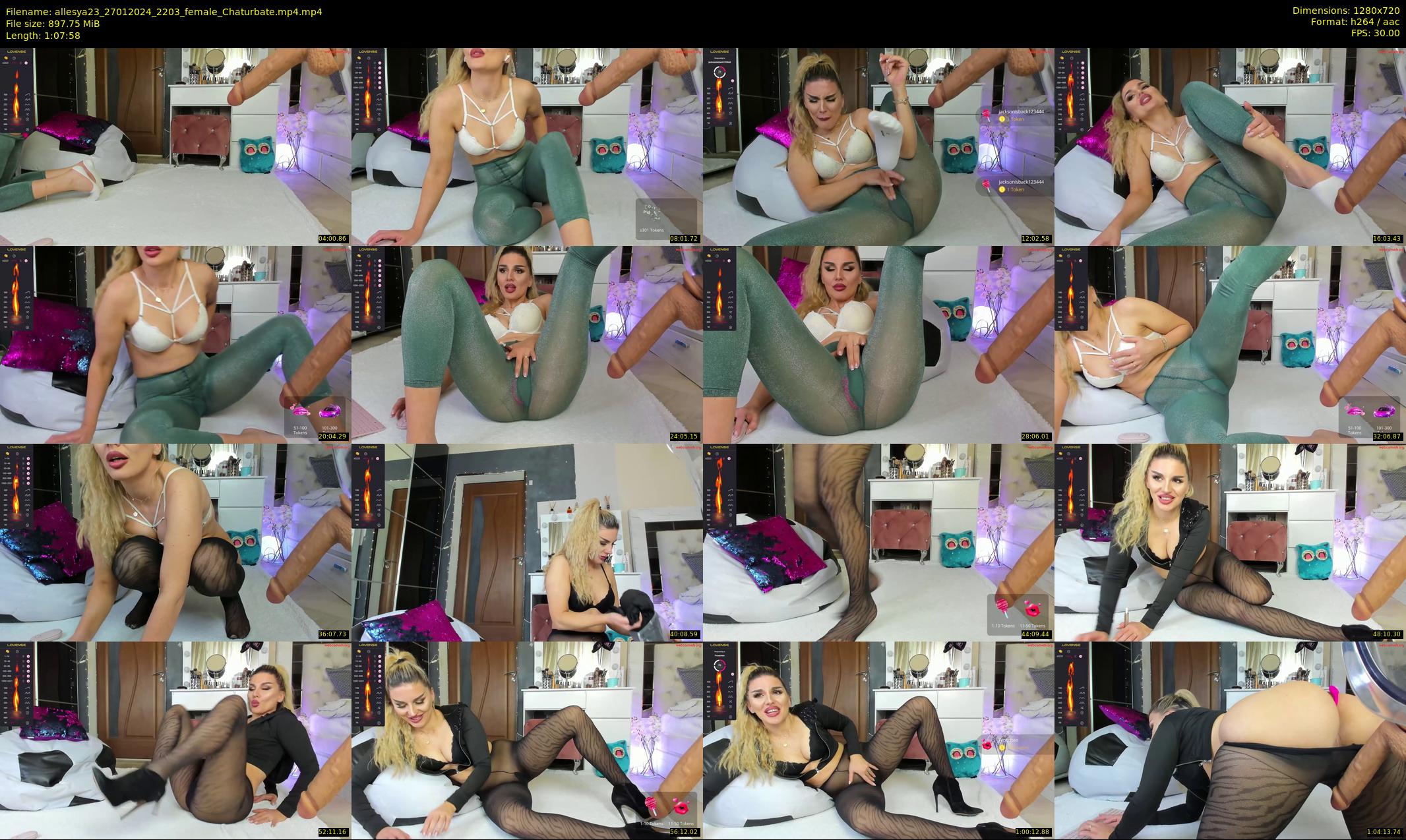 allesya23 — 68 minute Chaturbate female cam show recording, 720p, Jan 27, 2024