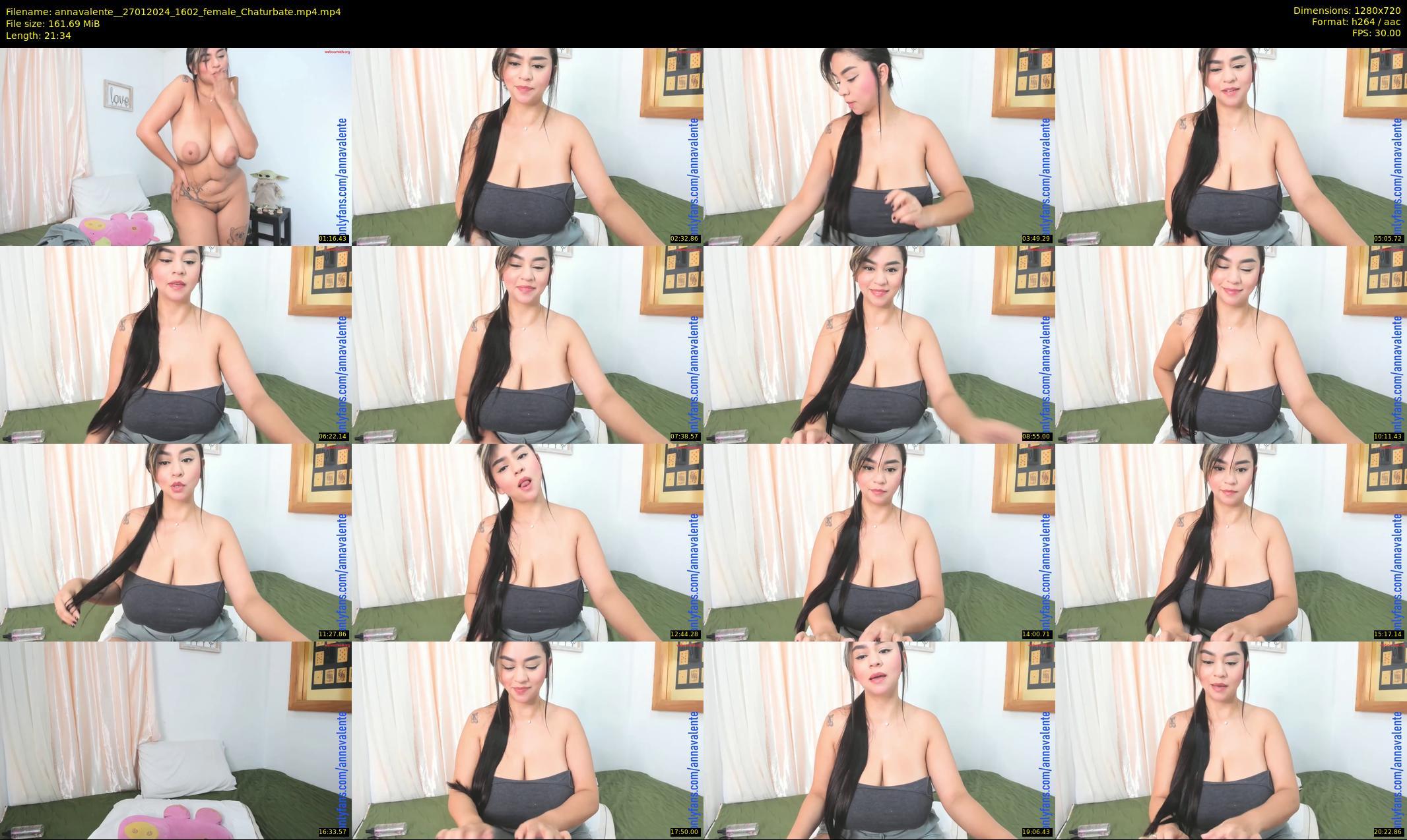 annavalente_ — 22 minute Chaturbate female cam show recording, 720p, Jan 27, 2024