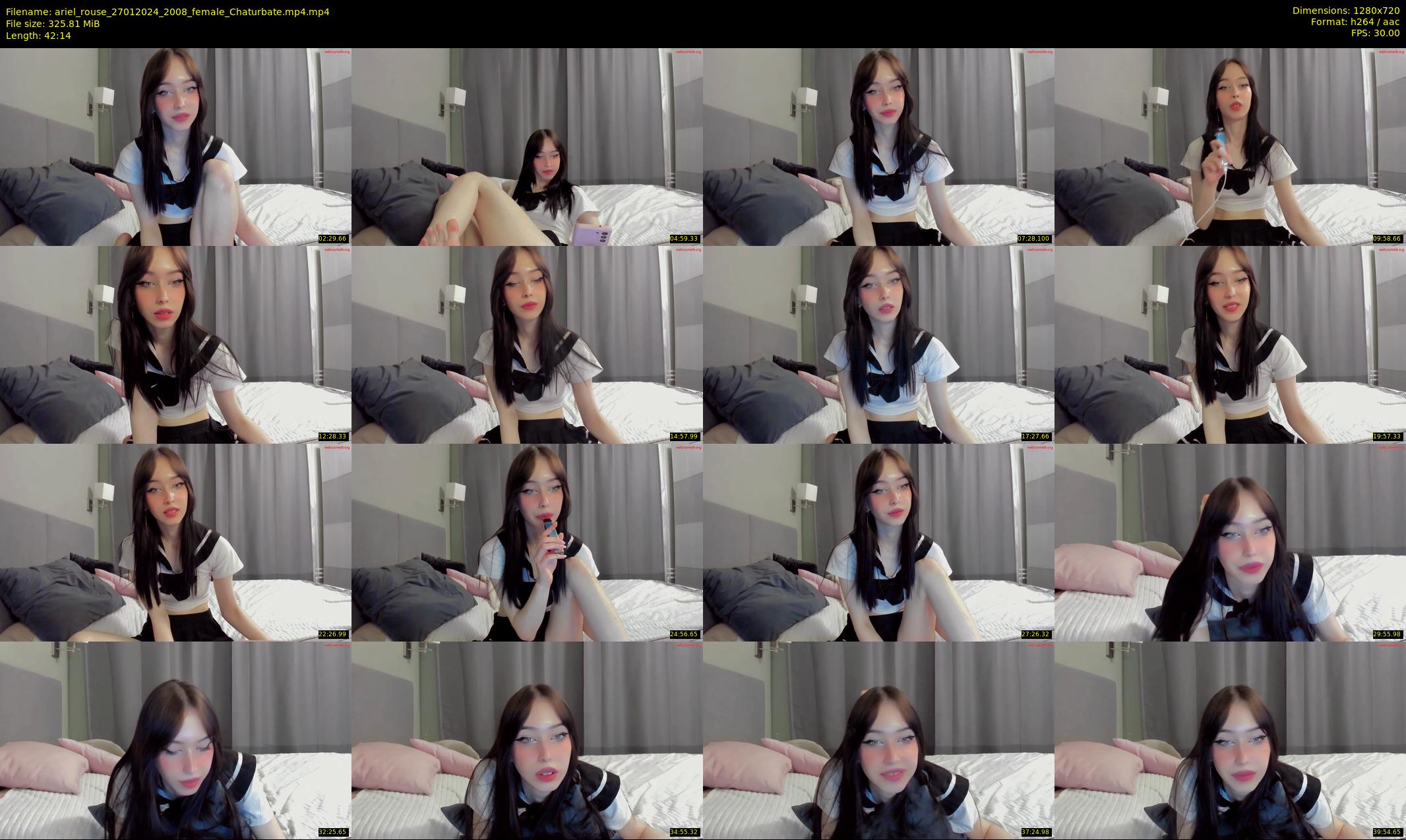 ariel_rouse — 43 minute Chaturbate female cam show recording, 720p, Jan 27, 2024