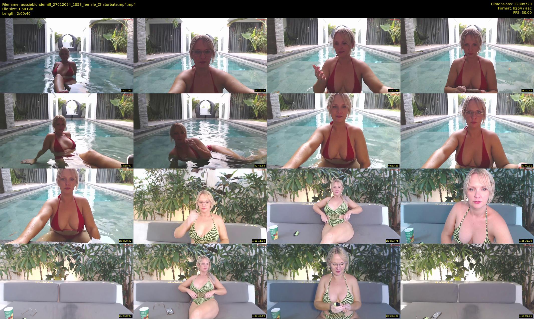 aussieblondemilf — 121 minute Chaturbate female cam show recording, 720p, Jan 27, 2024