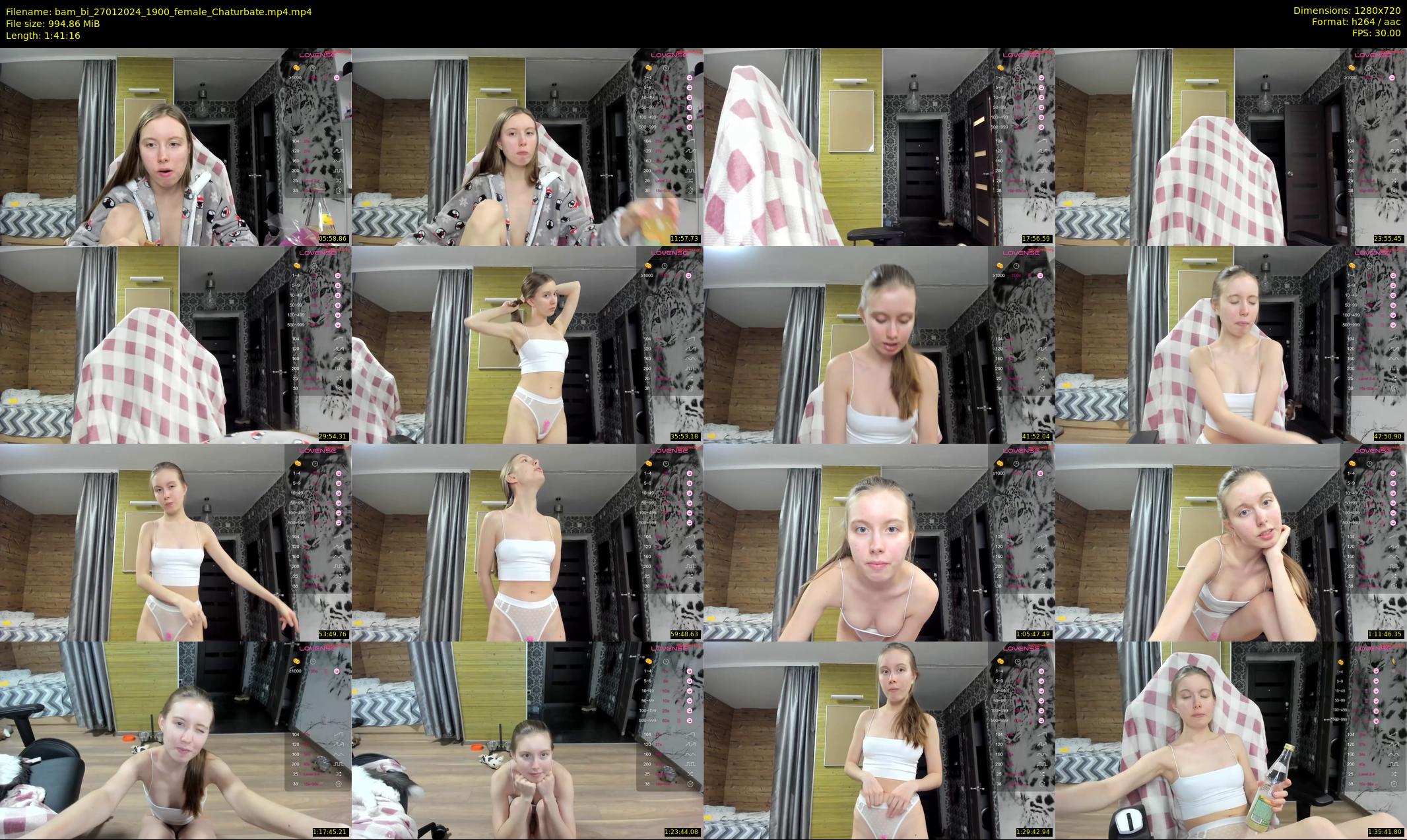 bam_bi — 102 minute Chaturbate female cam show recording, 720p, Jan 27, 2024