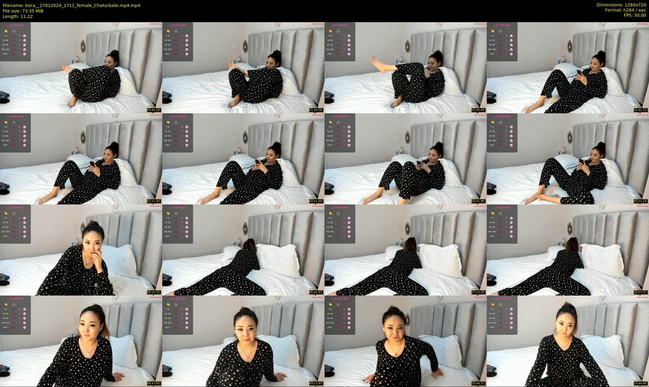 bora_ — 12 minute Chaturbate female cam show recording, 720p, Jan 27, 2024