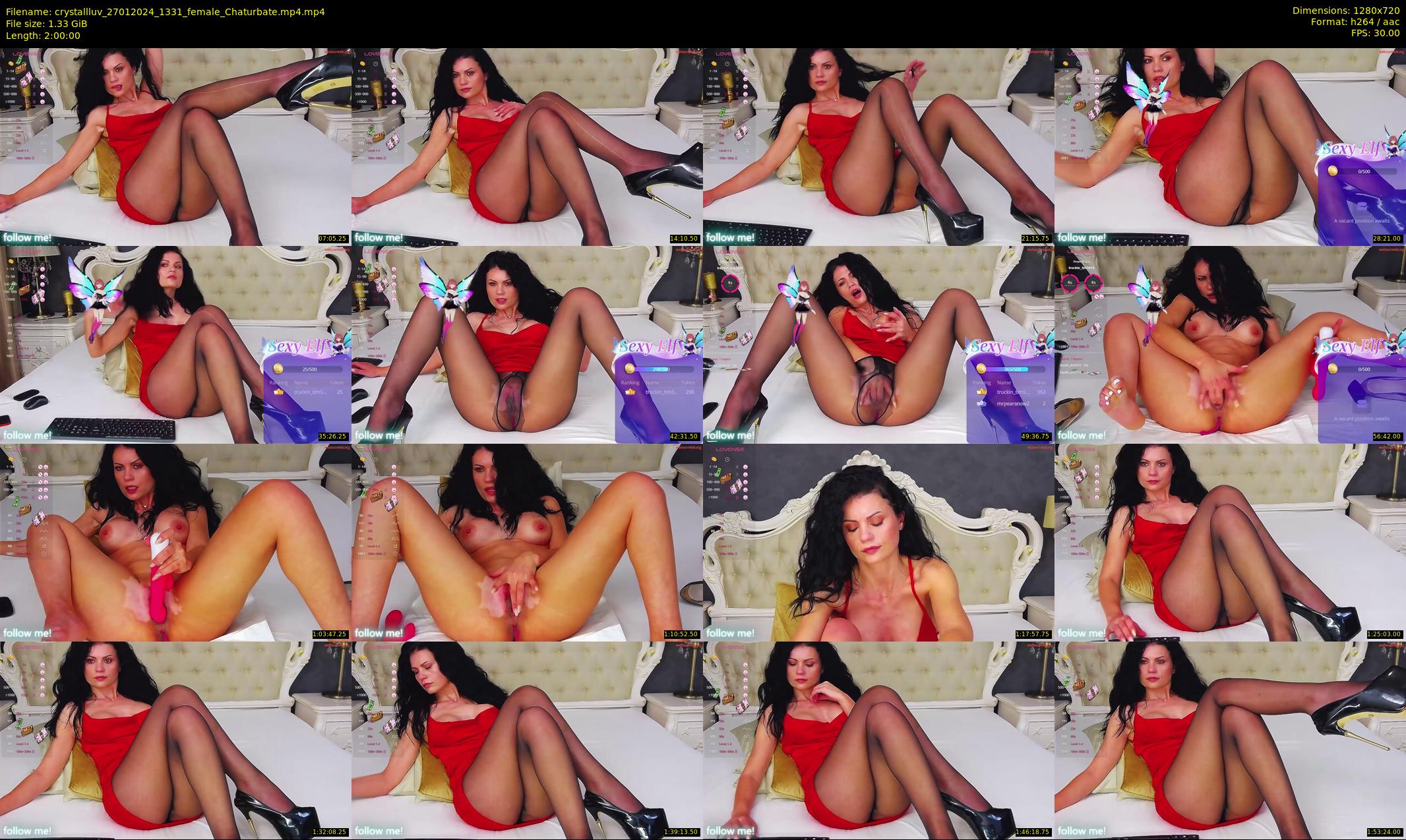 crystallluv — 120 minute Chaturbate female cam show recording, 720p, Jan 27, 2024