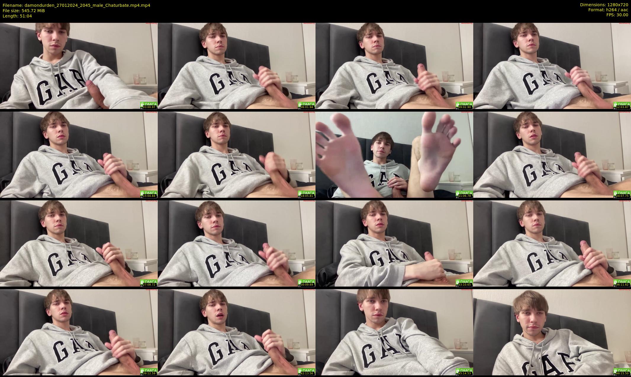 damondurden — 52 minute Chaturbate male cam show recording, 720p, Jan 27, 2024