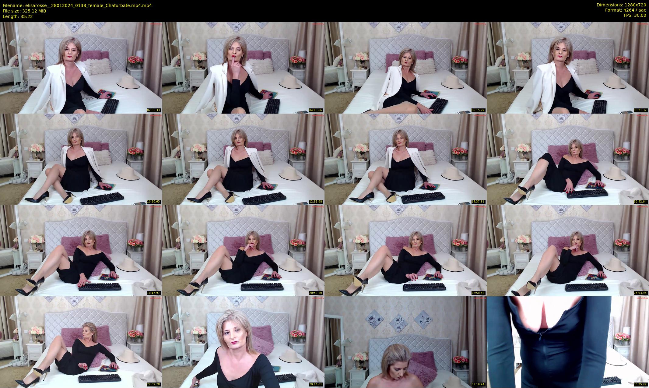 elisarosse_ — 36 minute Chaturbate female cam show recording, 720p, Jan 28, 2024