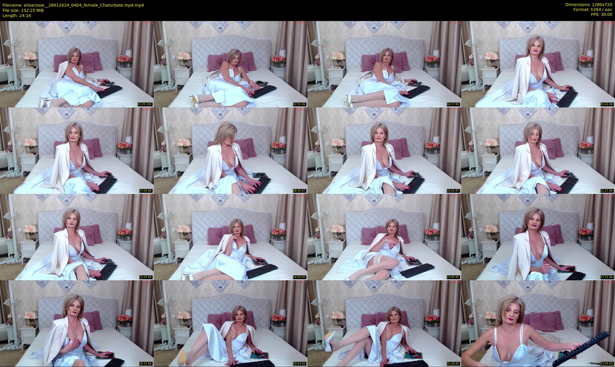 elisarosse_ — 25 minute Chaturbate female cam show recording, 720p, Jan 28, 2024