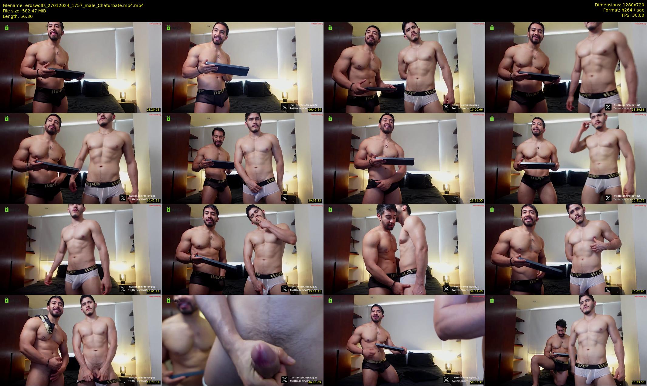 eroswolfs — 57 minute Chaturbate male cam show recording, 720p, Jan 27, 2024