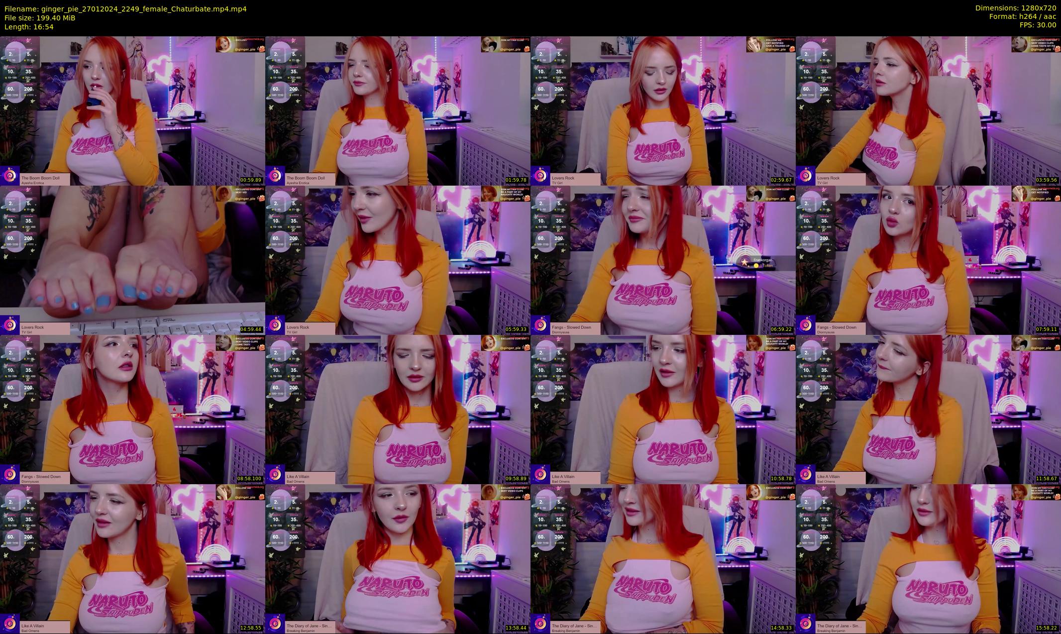 ginger_pie — 17 minute Chaturbate female cam show recording, 720p, Jan 27, 2024
