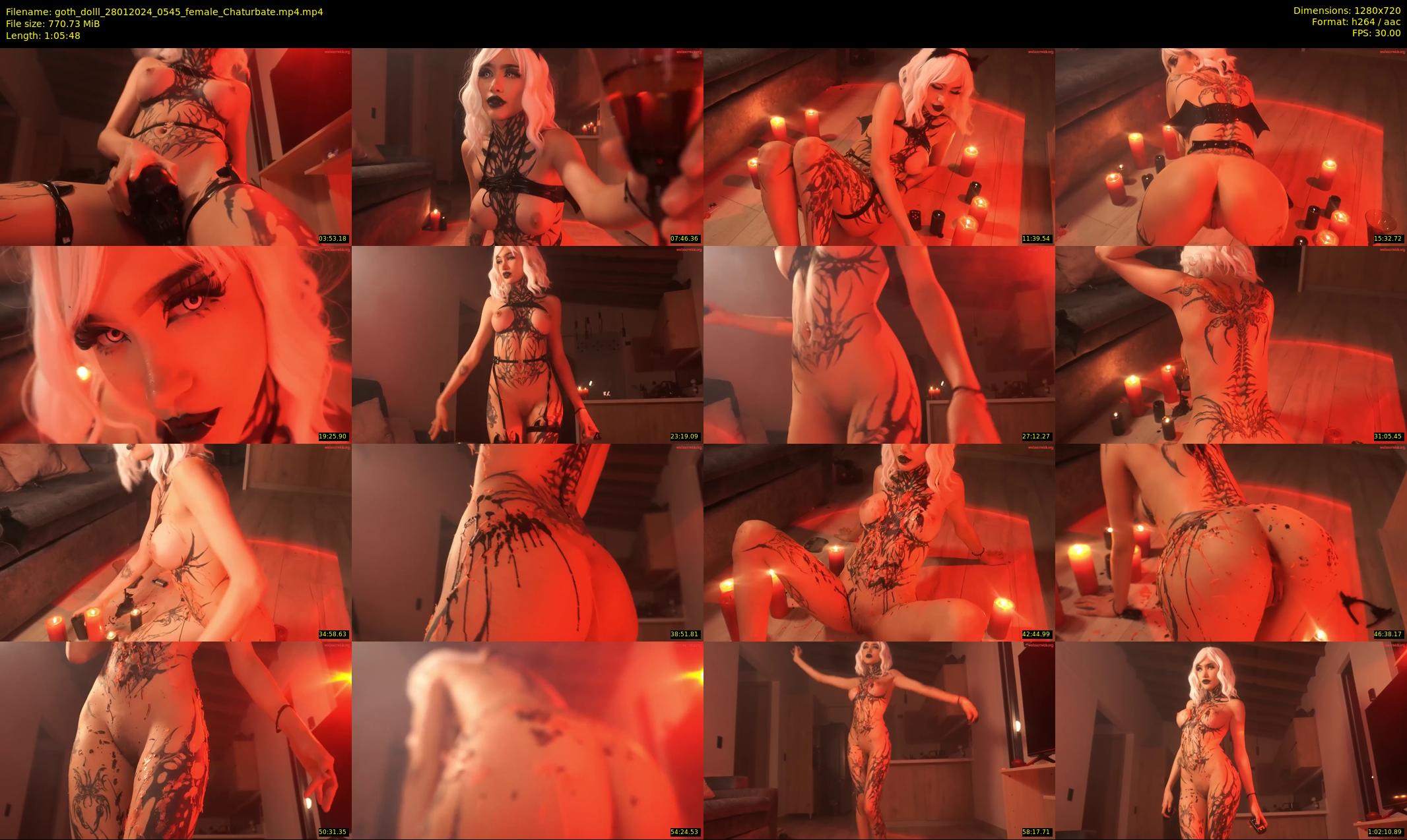 goth_dolll — 66 minute Chaturbate female cam show recording, 720p, Jan 28, 2024