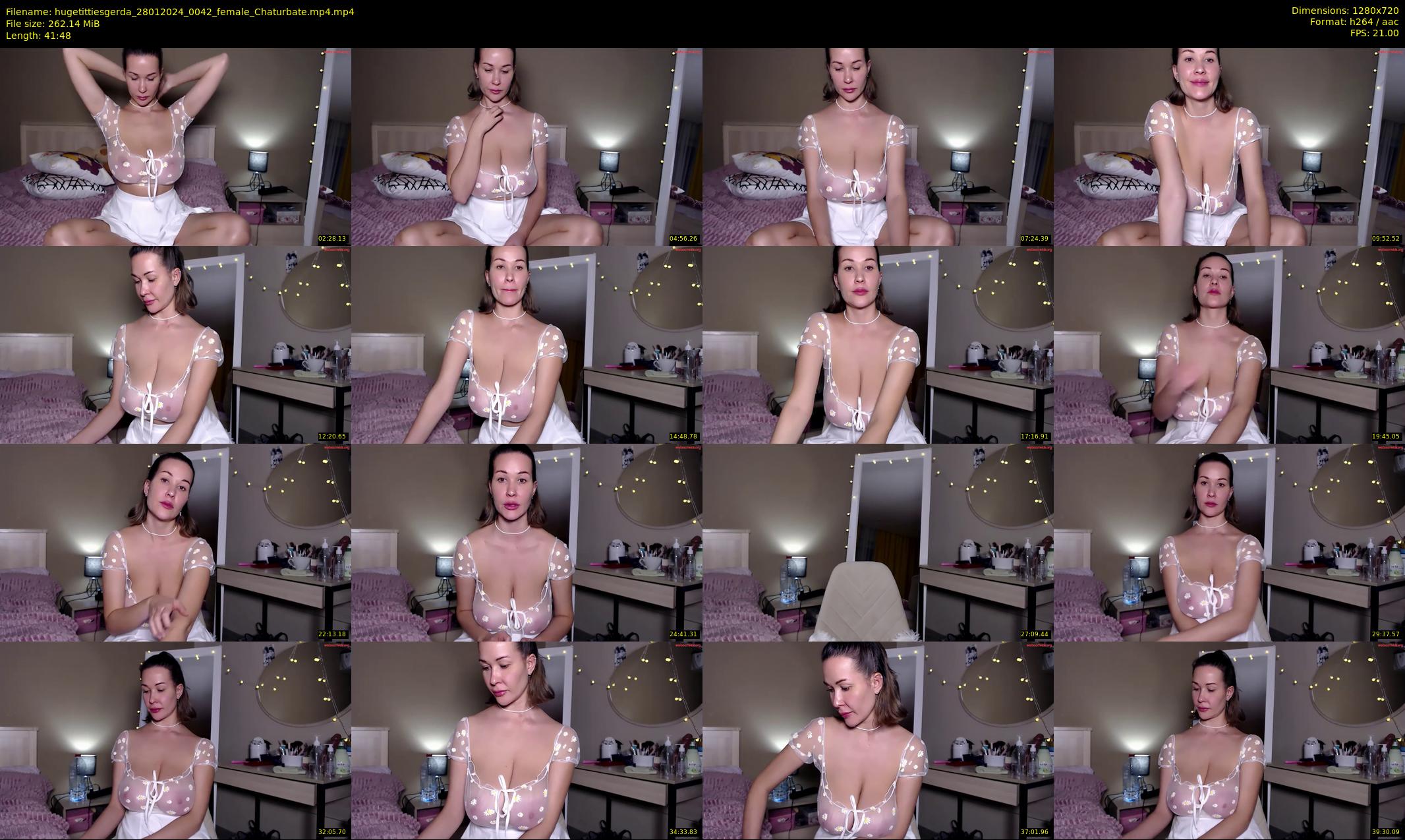 hugetittiesgerda — 42 minute Chaturbate female cam show recording, 720p, Jan 28, 2024