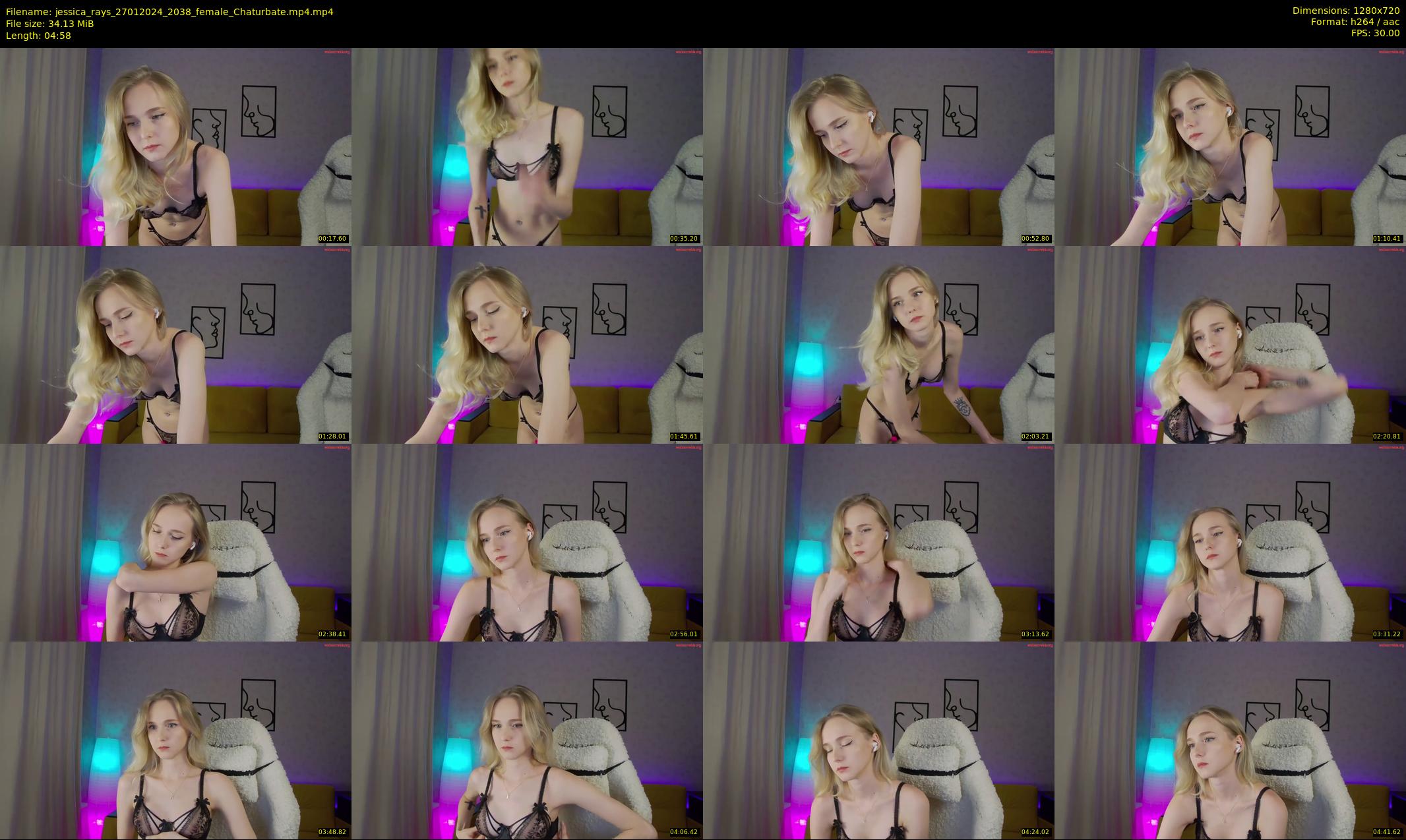 jessica_rays — 5 minute Chaturbate couple cam show recording, 720p, Jan 27, 2024