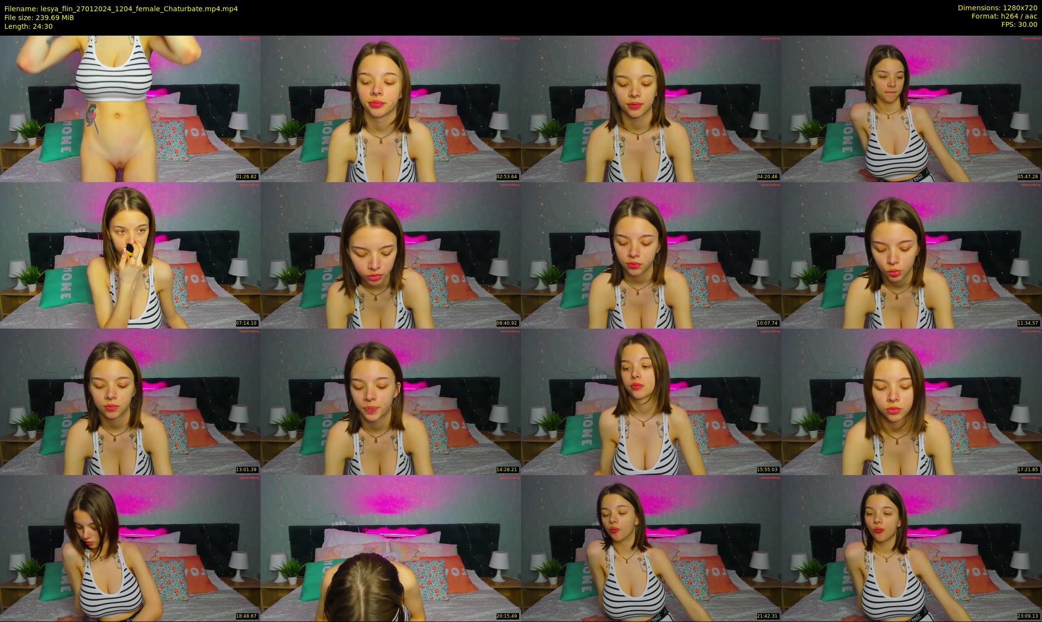 lesya_flin — 25 minute Chaturbate female cam show recording, 720p, Jan 27, 2024
