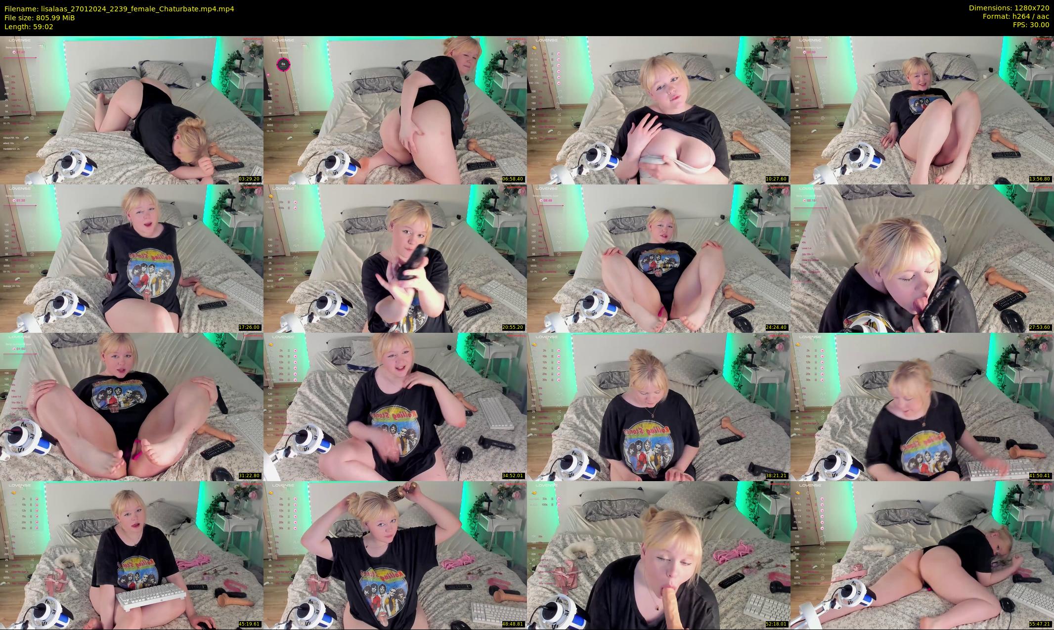 lisalaas — 60 minute Chaturbate female cam show recording, 720p, Jan 27, 2024