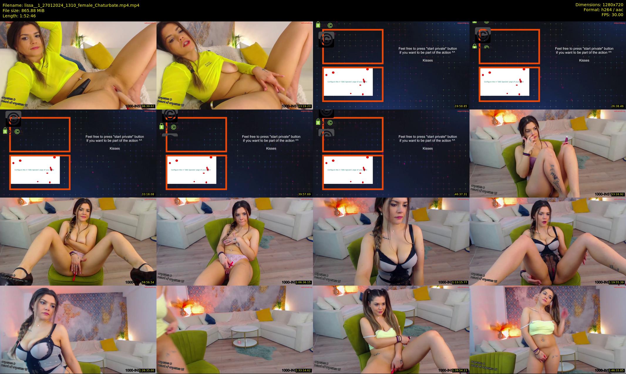 lissa__1 — 113 minute Chaturbate female cam show recording, 720p, Jan 27, 2024