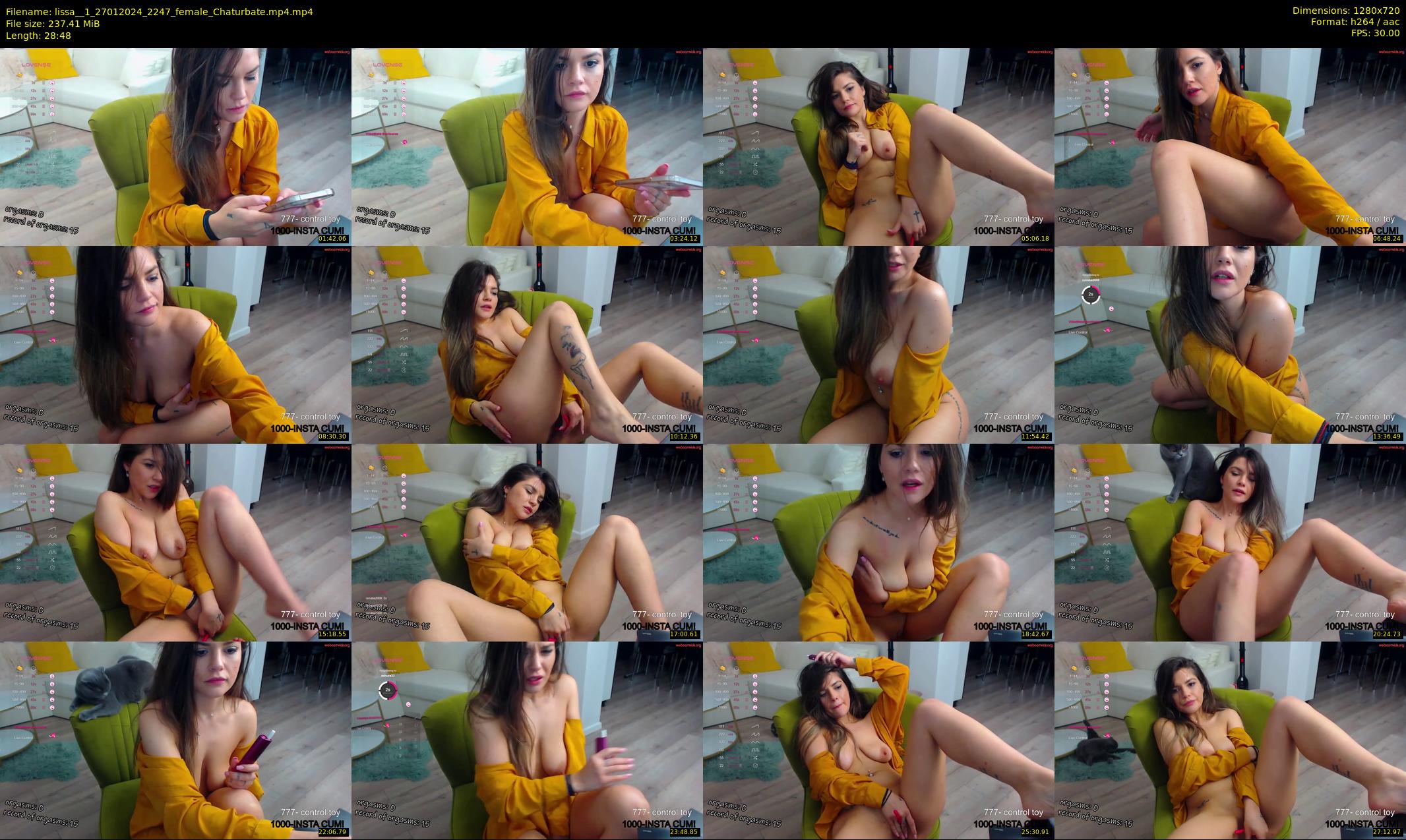 lissa__1 — 29 minute Chaturbate female cam show recording, 720p, Jan 27, 2024