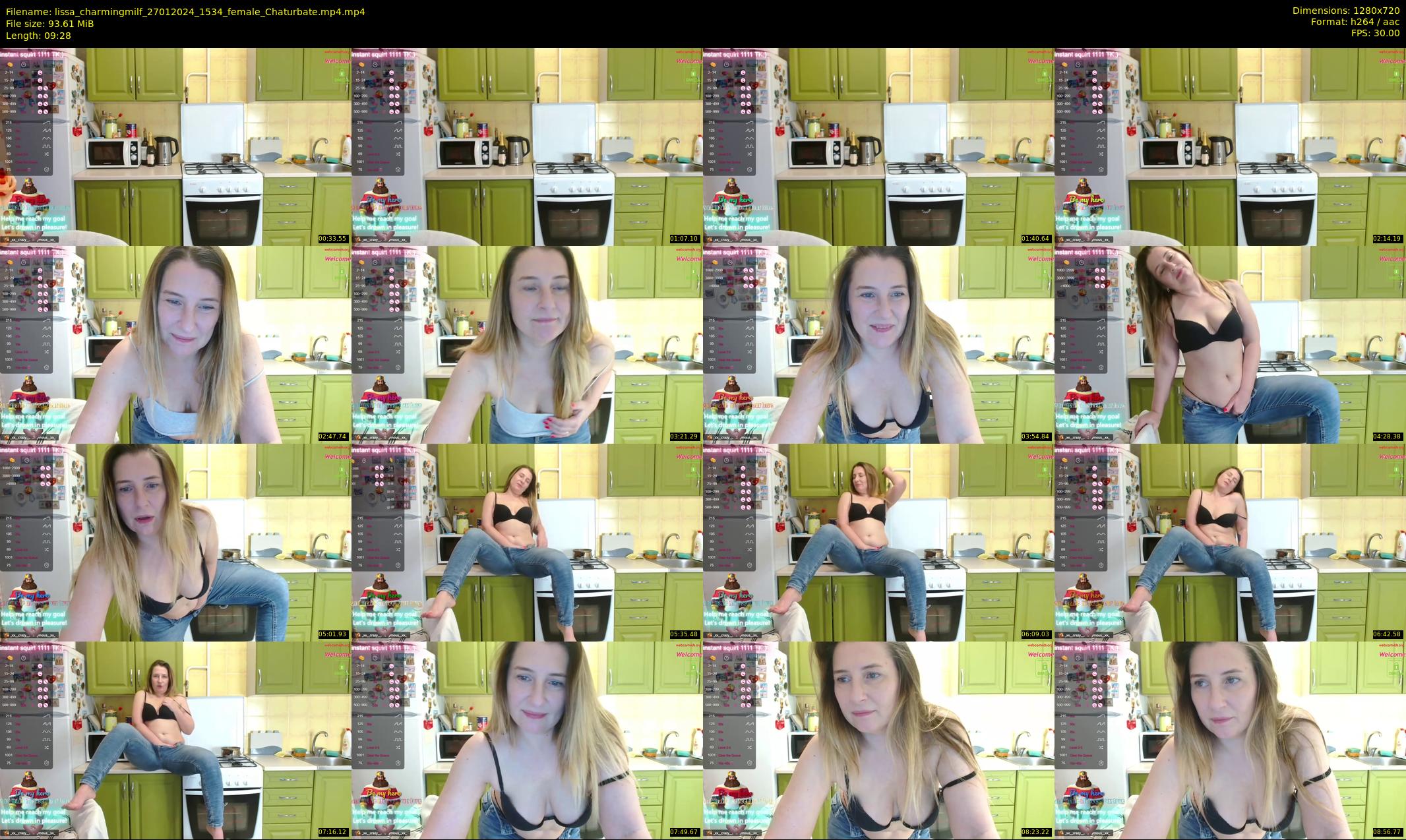 lissa_charmingmilf — 10 minute Chaturbate female cam show recording, 720p, Jan 27, 2024